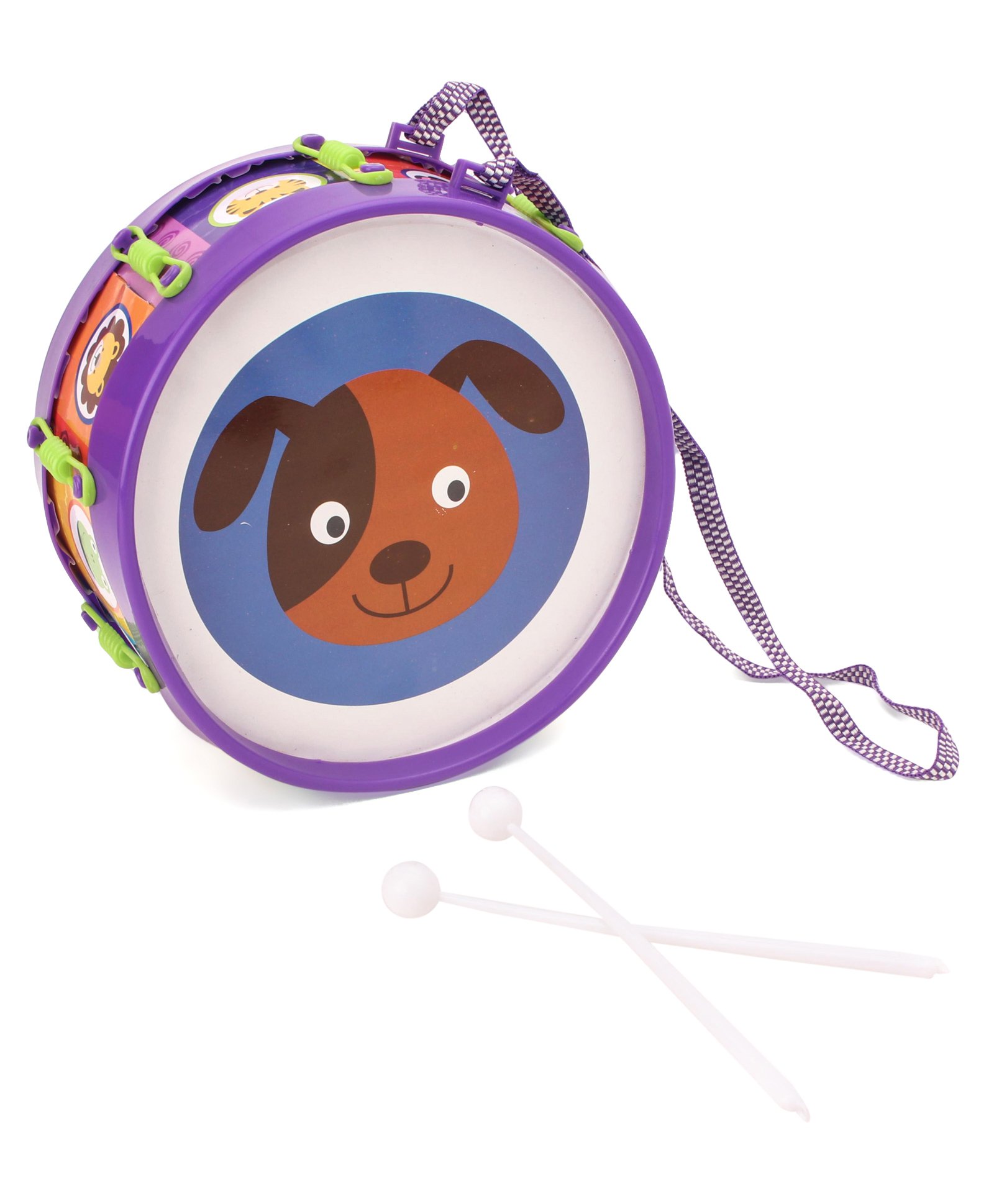 Petals Jumbo Baby Drum with Sticks (Print & Color May Vary)-image-35