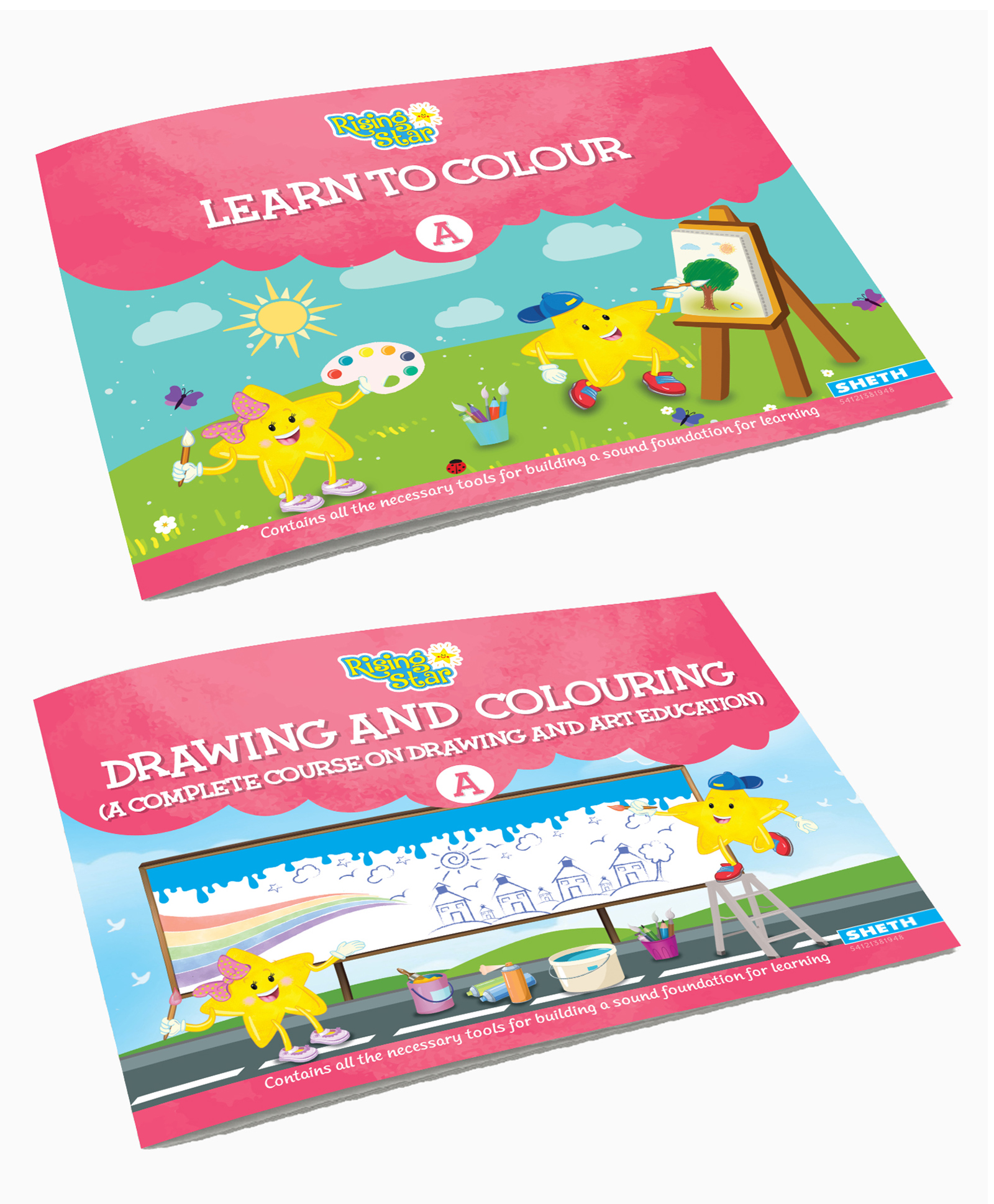 Learn to Color Drawing And Coloring Activity Set A Pack of 2 - English-image-21