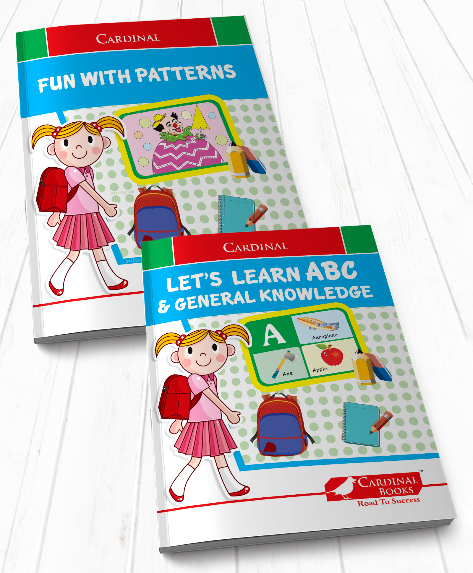 Cardinal ABC And Pattern Book Pack Of 2 - English-image-5