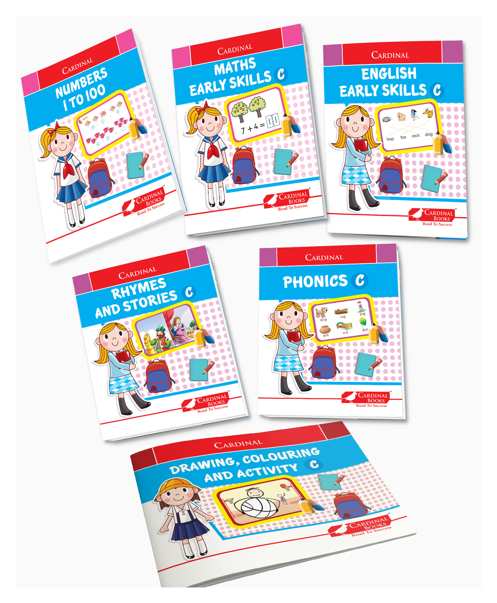 Cardinal Fun Learning Books Senior Kg Pack Of 6 - English-image-11