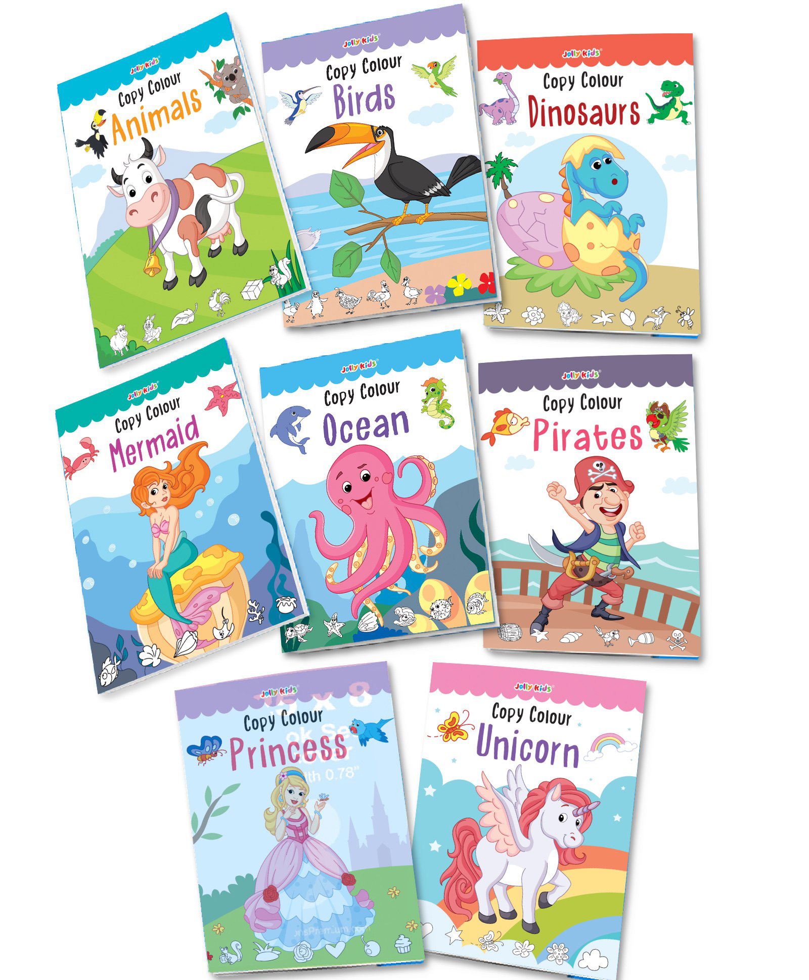 Copy Colour Books Pack of 8 - English-image-24