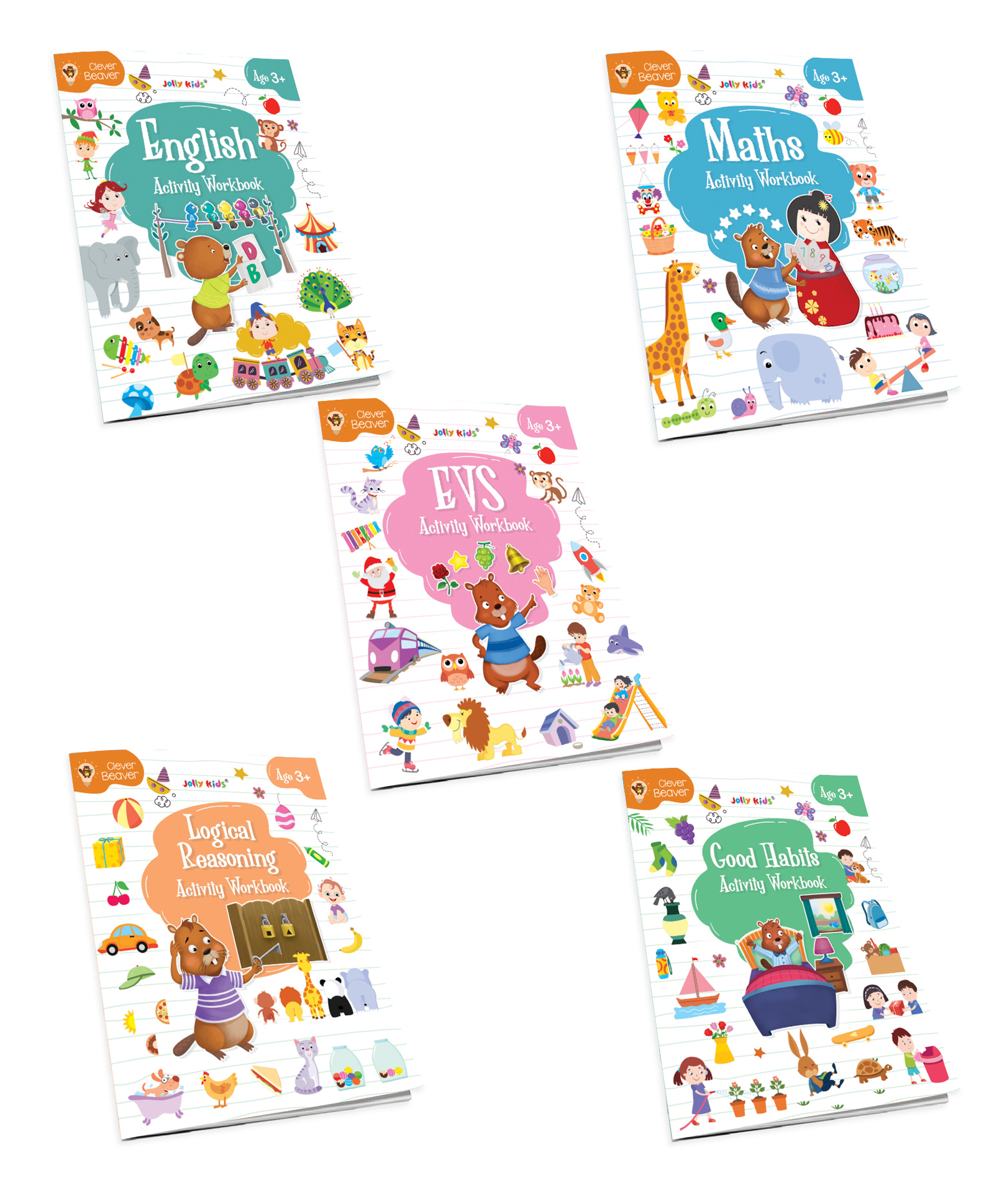 Clever Beaver Fun Learning Activities Workbooks Pack of 4 - English-image-29