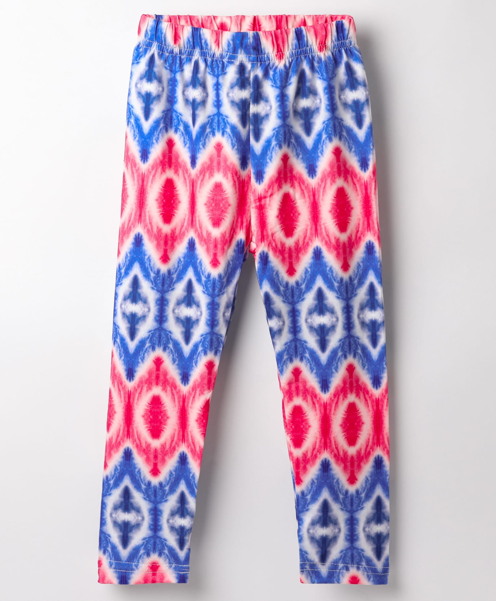 Kookie Kids Full Length Abstract Print Leggings - Blue Pink-picture-25