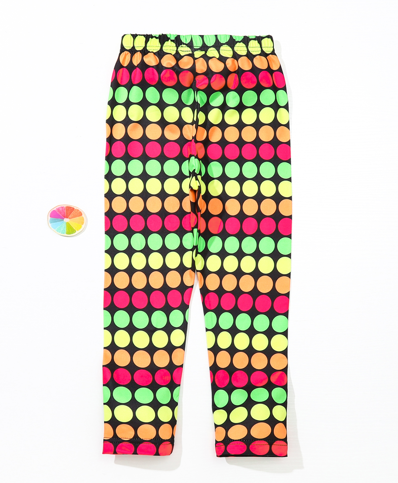 Kookie Kids Full Length Leggings Circle Print - Black-picture-19