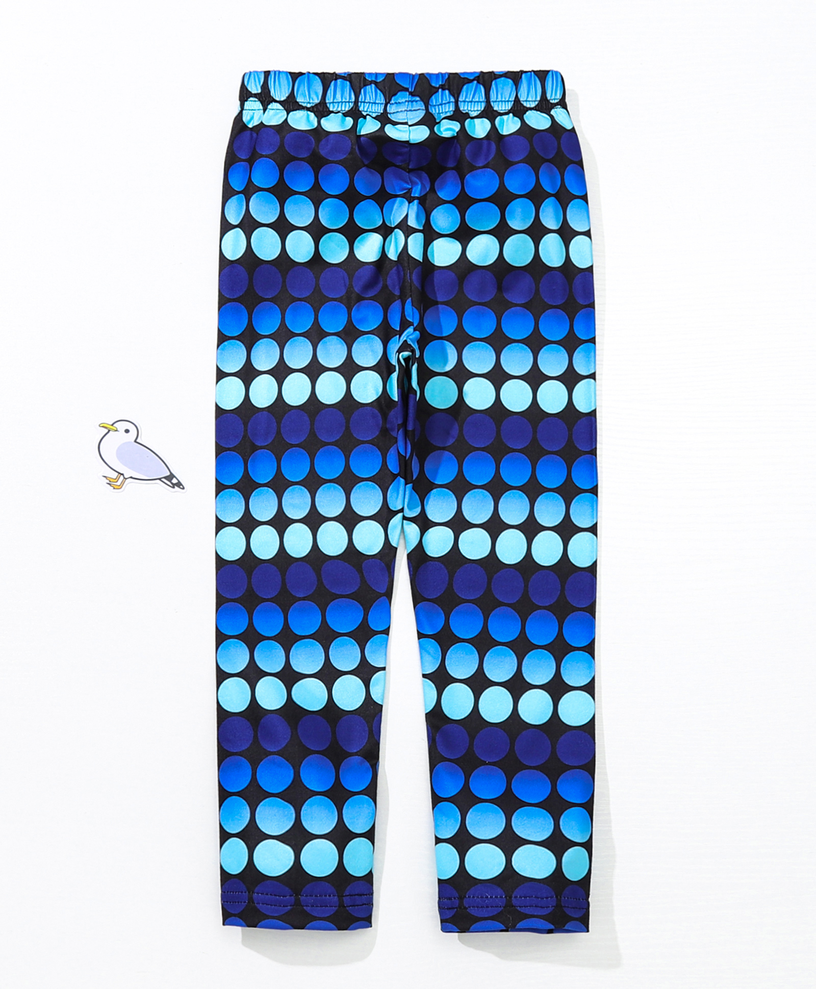 Kookie Kids Full Length Circle Print Leggings - Blue-picture-27