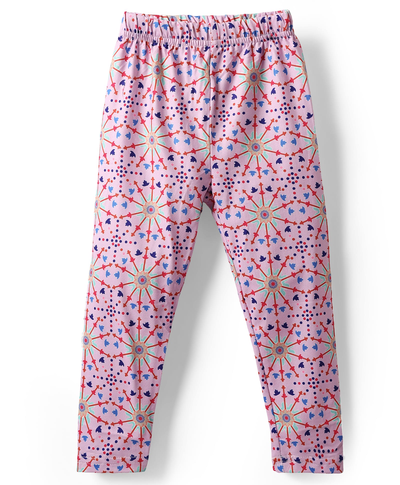 Kookie Kids Full Length Floral Print Leggings - Pink-picture-27