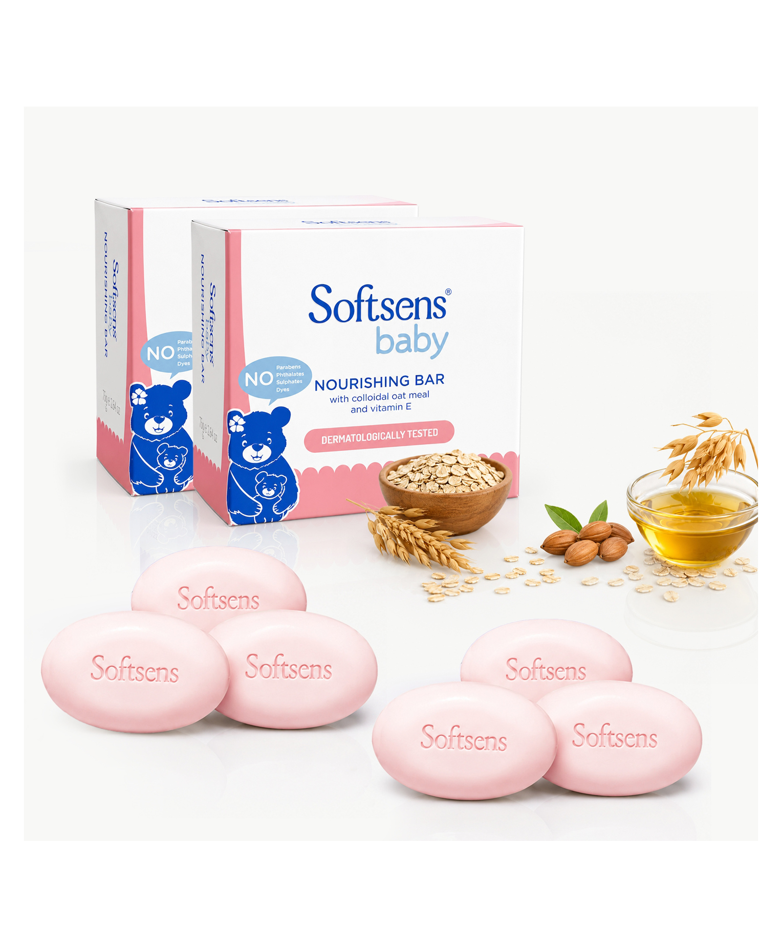 Softsens Baby Nourishing Soap Bar Pack of 2 - 100 gm each-image-11