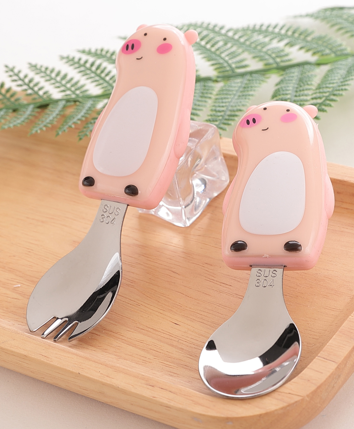 fab n funky Cutlery Set of 2- Pink-picture-26