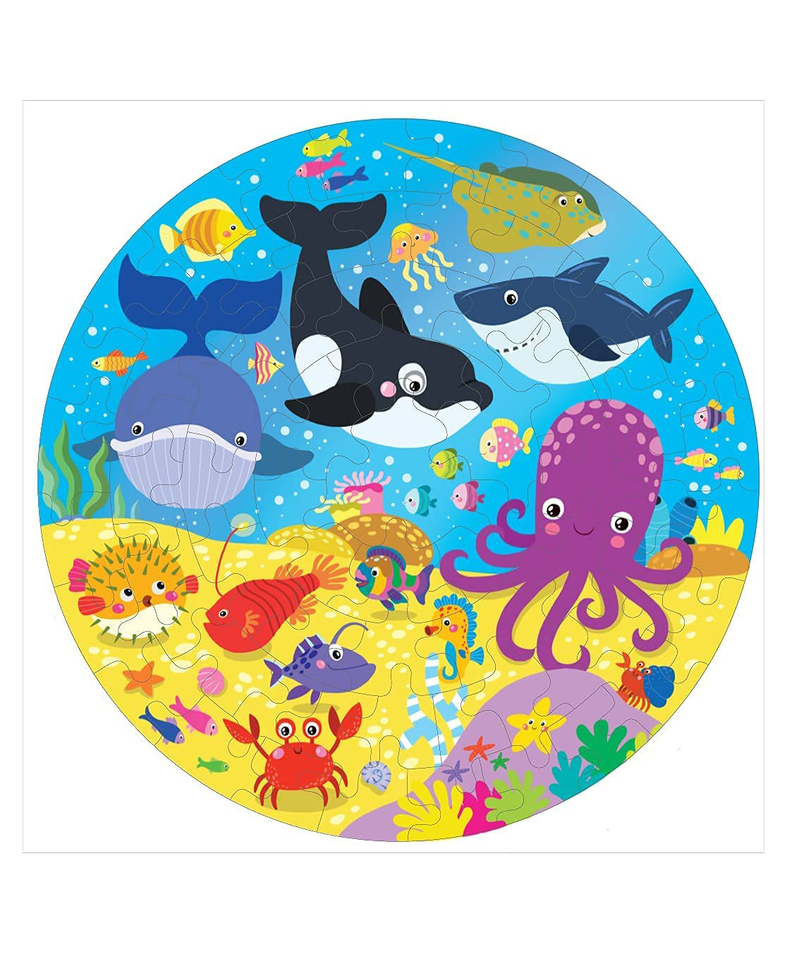 Fiddlys Wooden Sea World Jigsaw Puzzle - 60 Pieces-picture-10