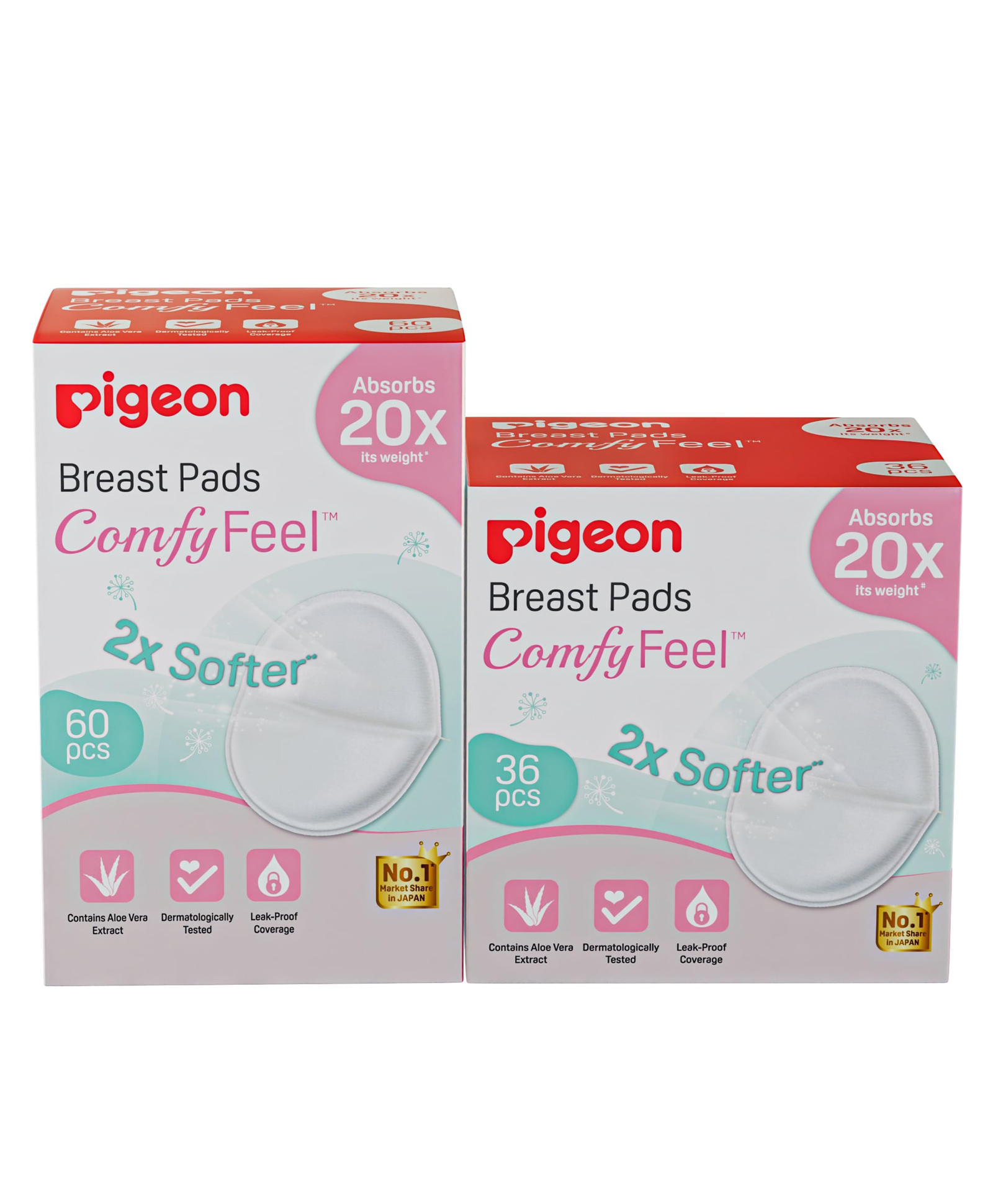 Pigeon Breast Pads Comfy Feel Pack of 2 - 96 Pieces-picture-37
