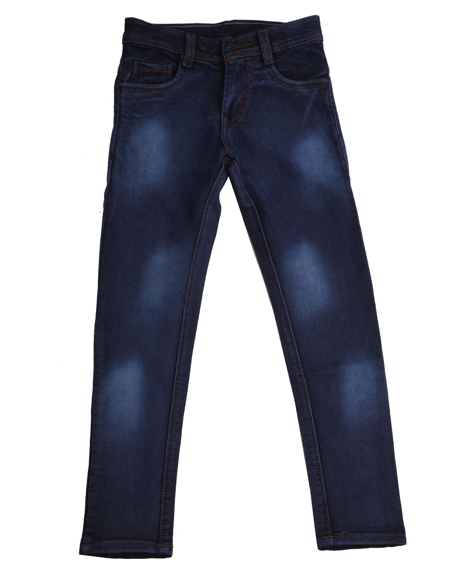 P-MARK Full Length Washed Jeans - Dark Blue-picture-13