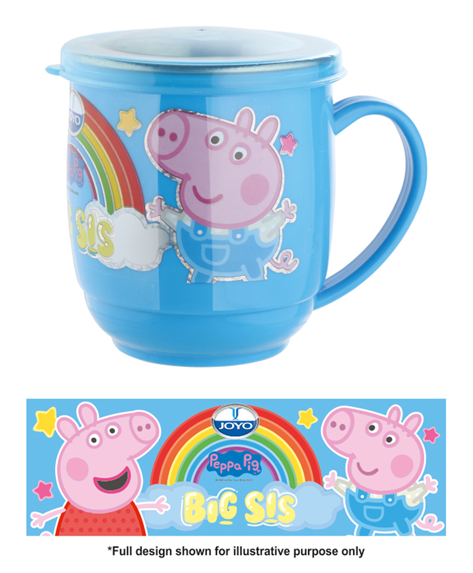 Joyo Peppa Pig Stainless Steel Costa Mug With Lid - Blue Online in India,  Buy at Best Price from  - 10369214