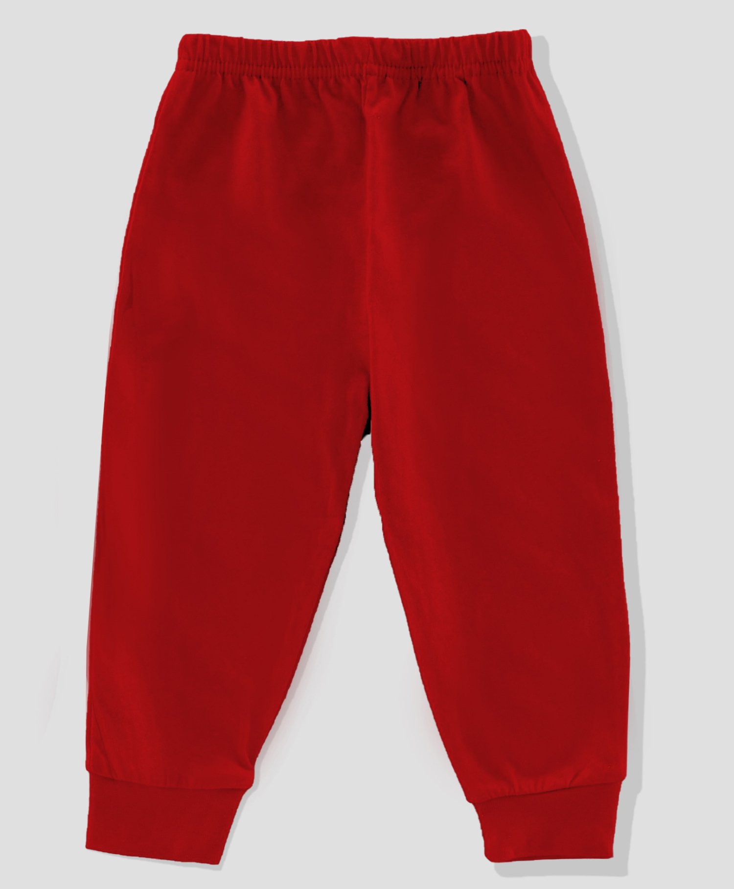 KAVEE 100% Cotton Biowashed Full Length Lounge Pant Solid Print - Red-picture-12