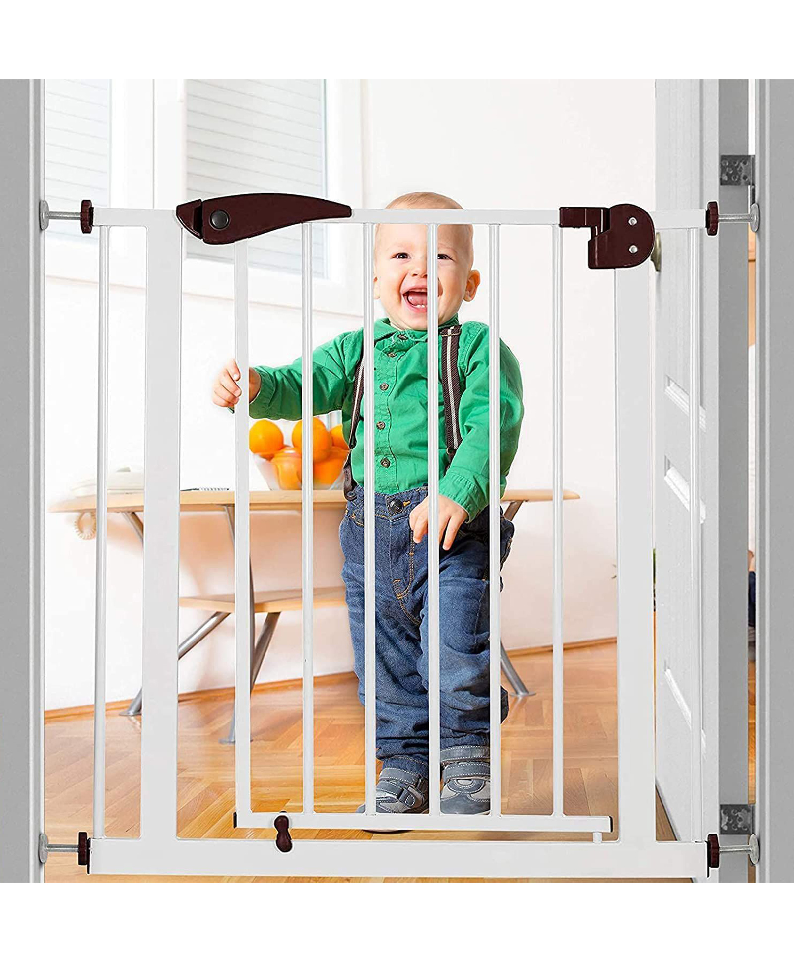 Safe O Kid Metal Safety Gate Extension - White-image-31
