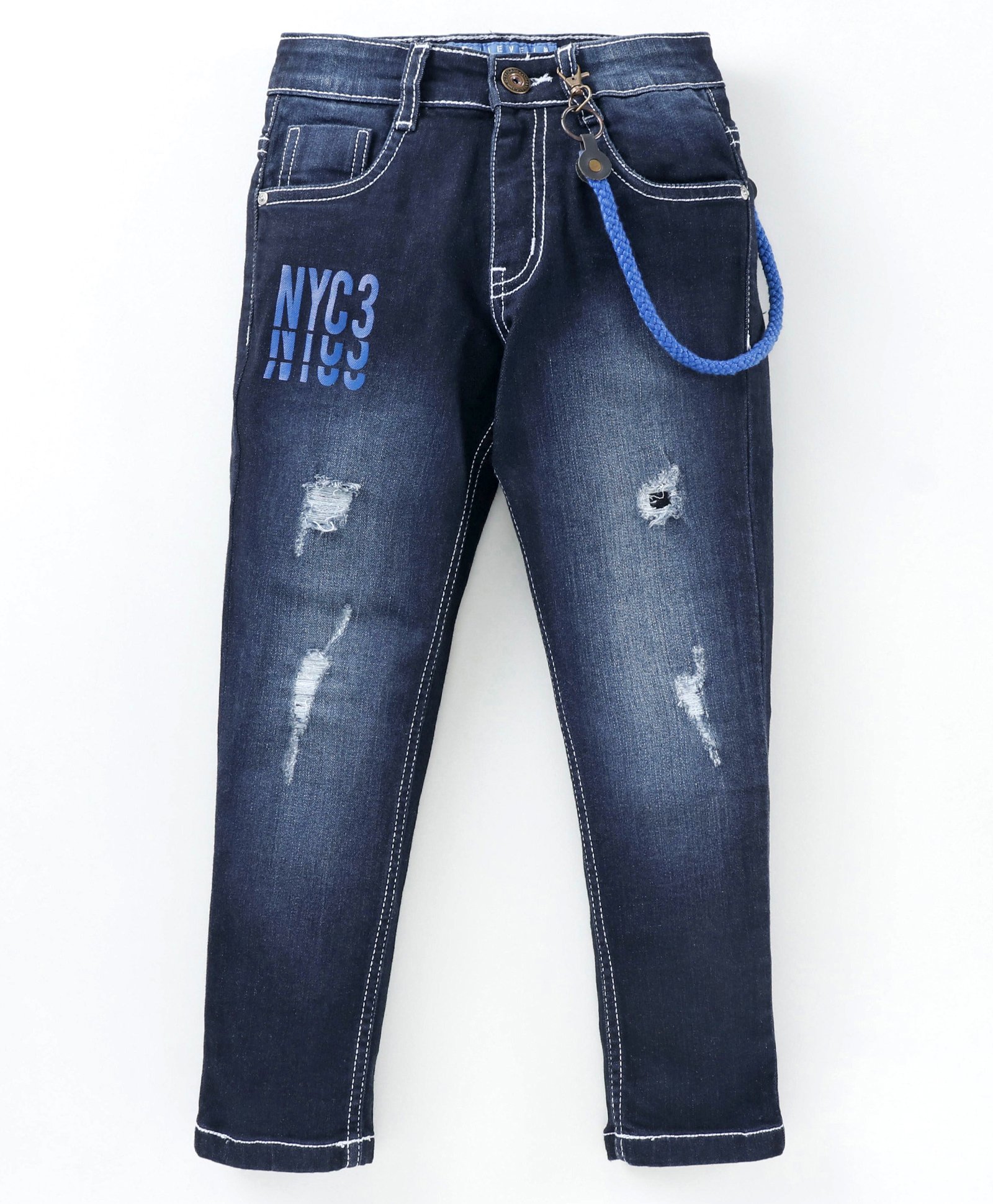 Buy Ruff Full Length Washed Jeans with 