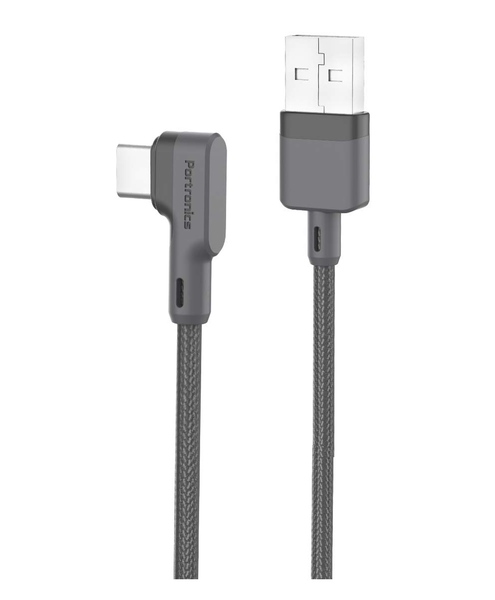 Portronics Konnect L POR 1403 Fast Charging 3A USB to Type C Cable with Charge & Sync Function - Grey-picture-11