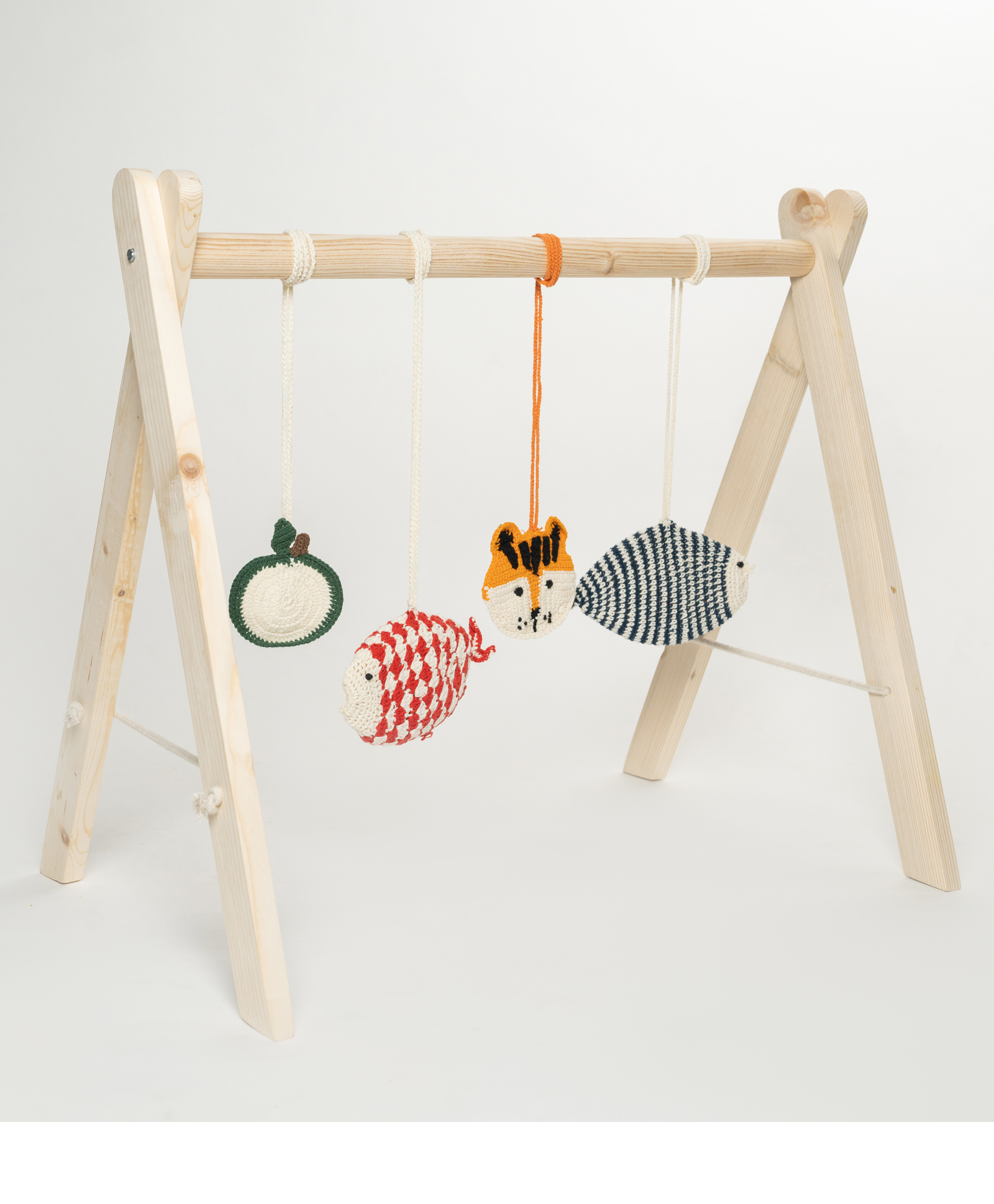 Rocking Potato Baby Activity Play Gym With Toys - Multicolor-image-49