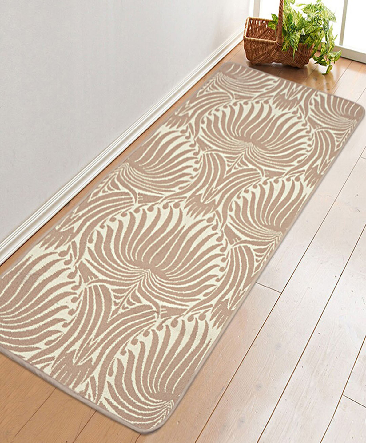 Saral Home Anti Skid Cotton Yoga Exercise Rugs - Beige-picture-23