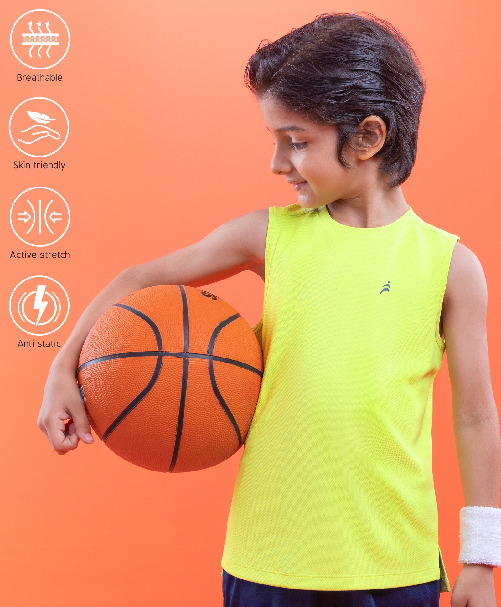 Pine Active Sleeveless Tee - Light Green-picture-15