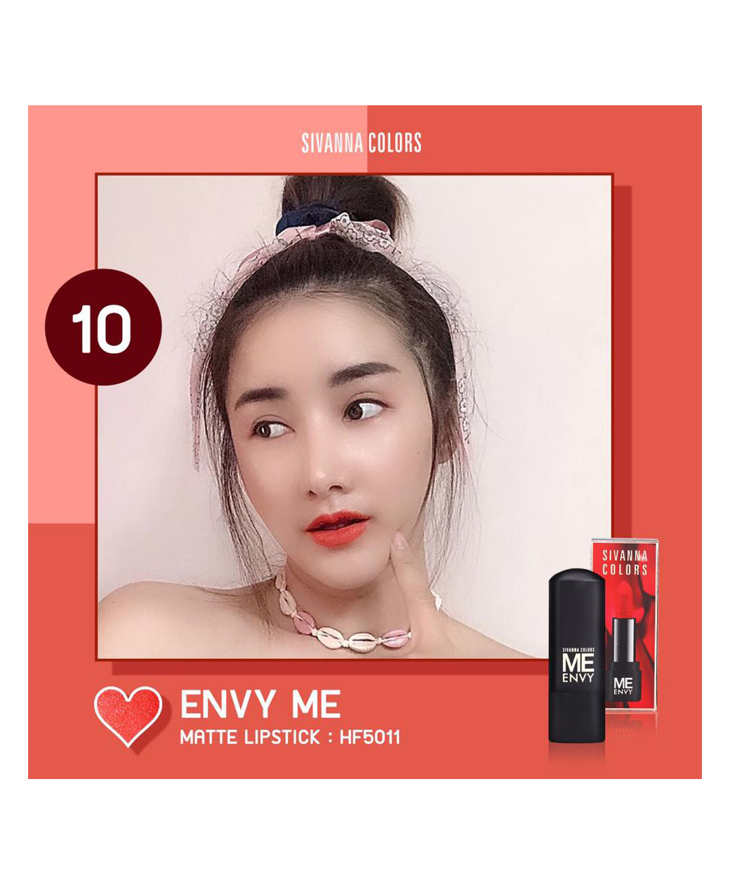 sivanna colors envy me matte lipstick