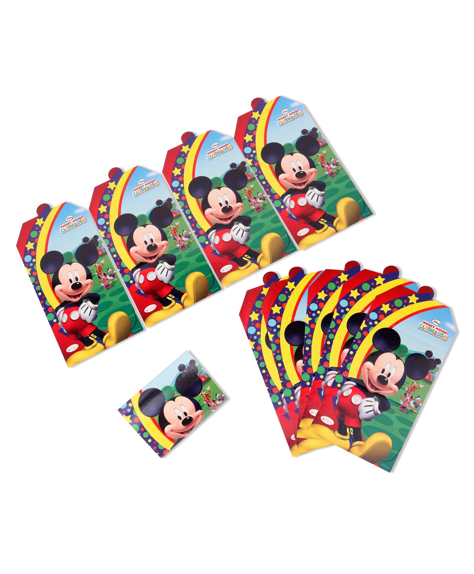 Disney Mickey Club House Invitation Cards Pack of 10 - Multioclour-picture-52