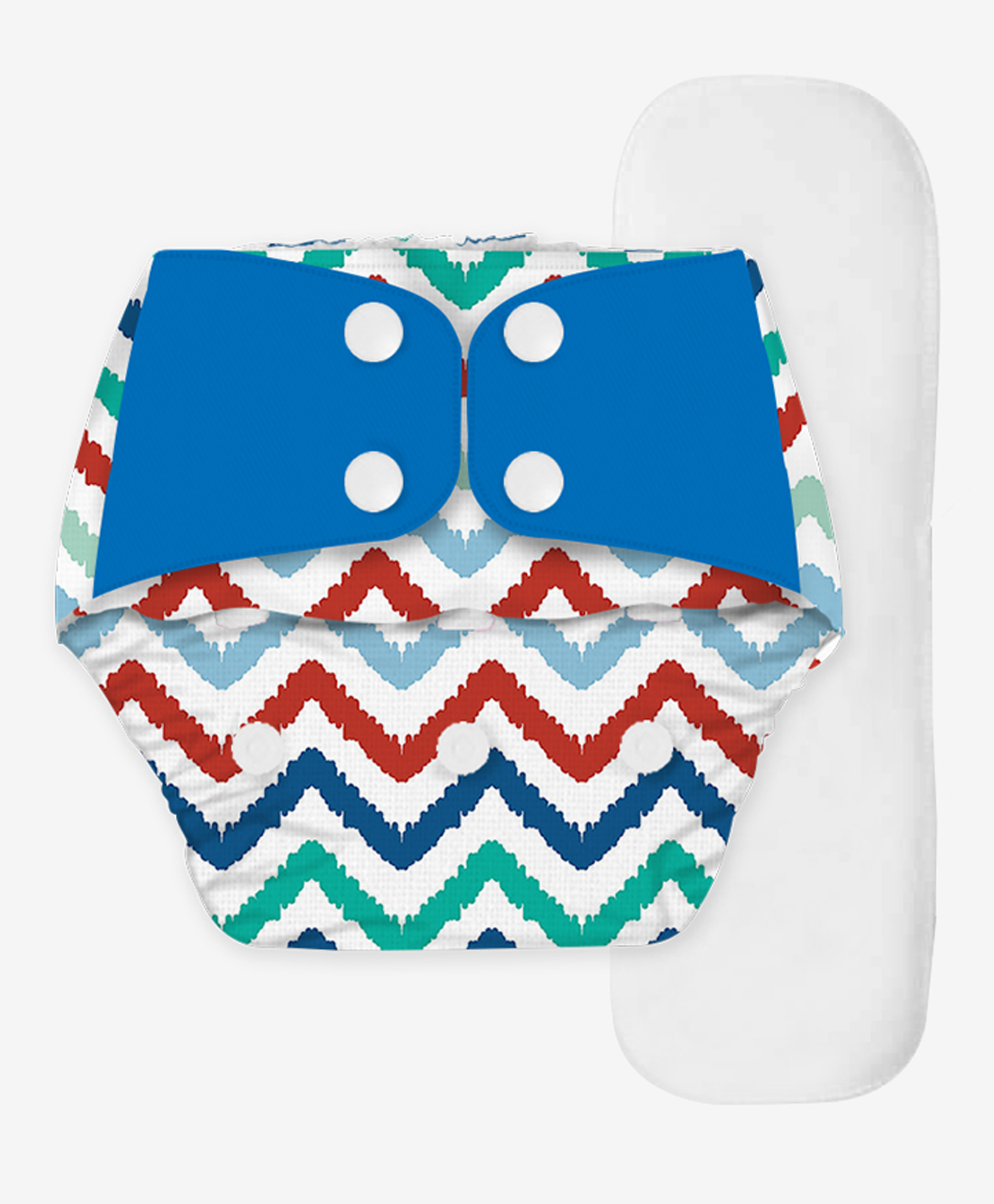 Snugkins Free Size Reusable Organic Cloth Diaper With Terry Soaker - Multicolour-picture-22