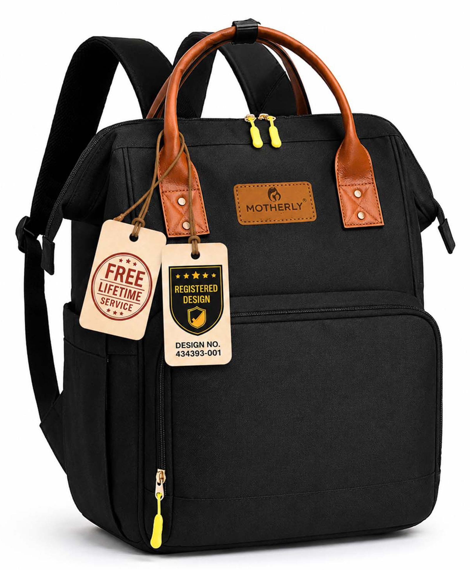 Motherly Quick Pack Diaper Bag - Black-image-40