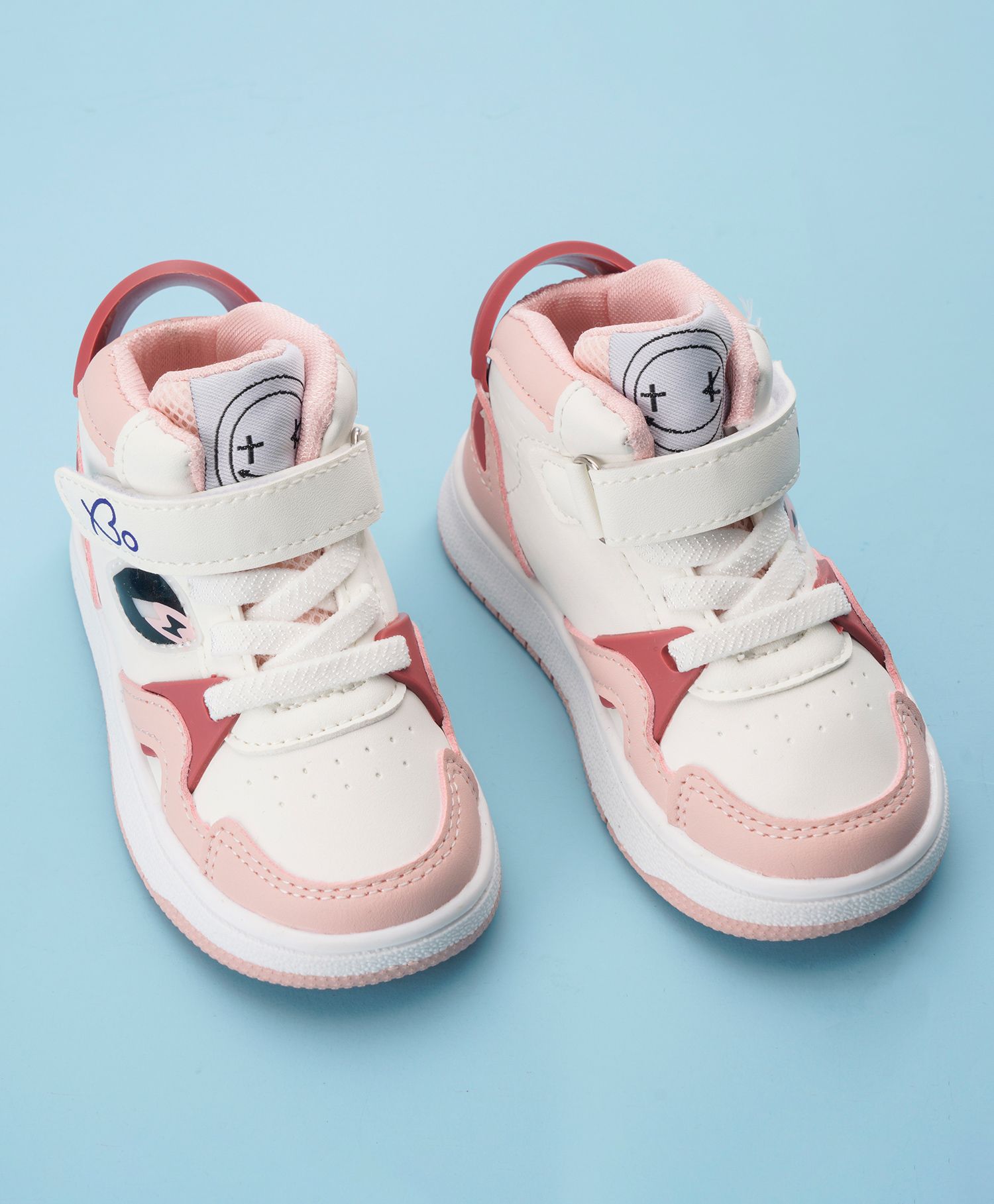 Babyoye Casual Shoes - White Light Pink-image-23
