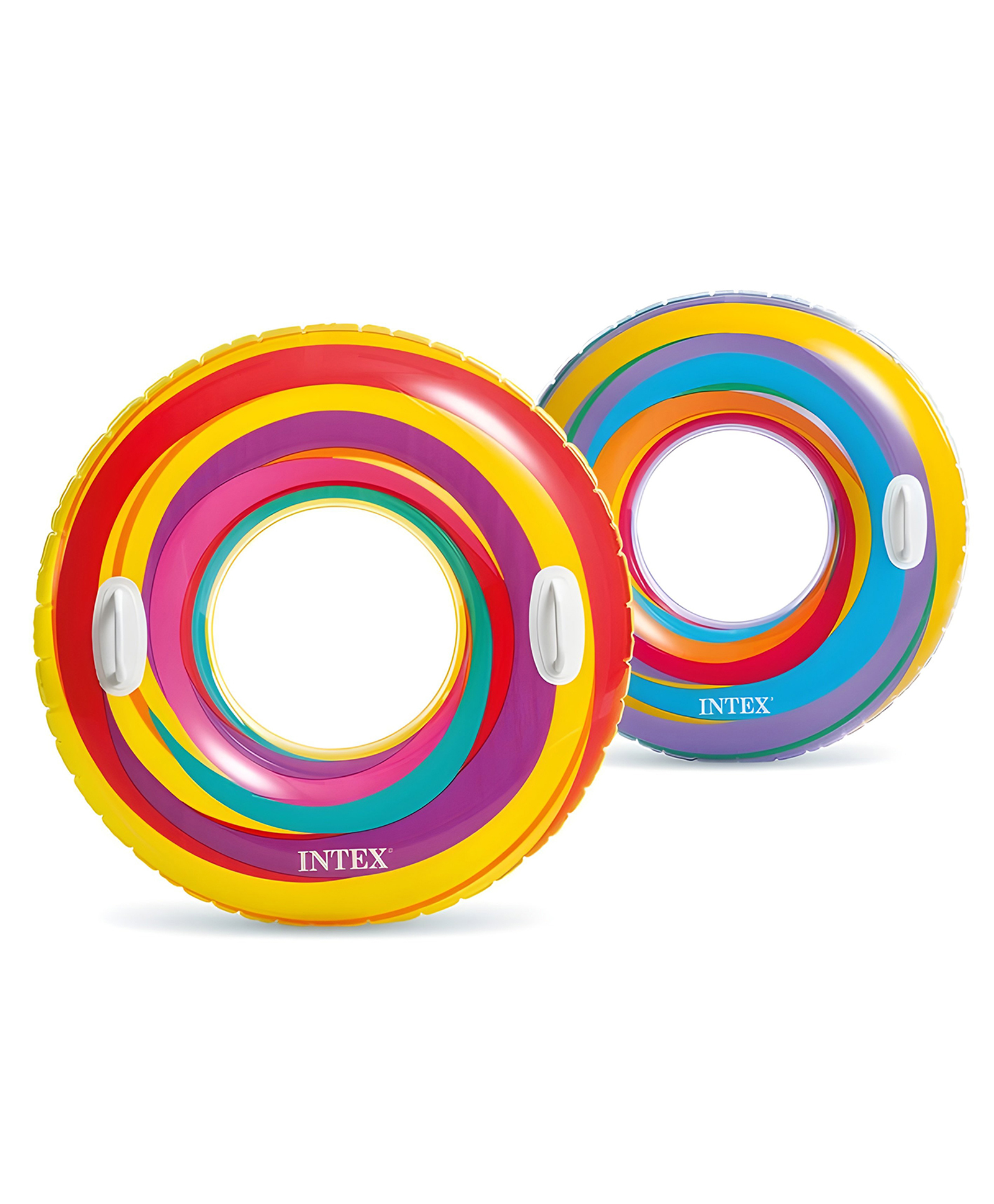 Intex Print Swimming Tube Pack of 1 - Multicolour-picture-11