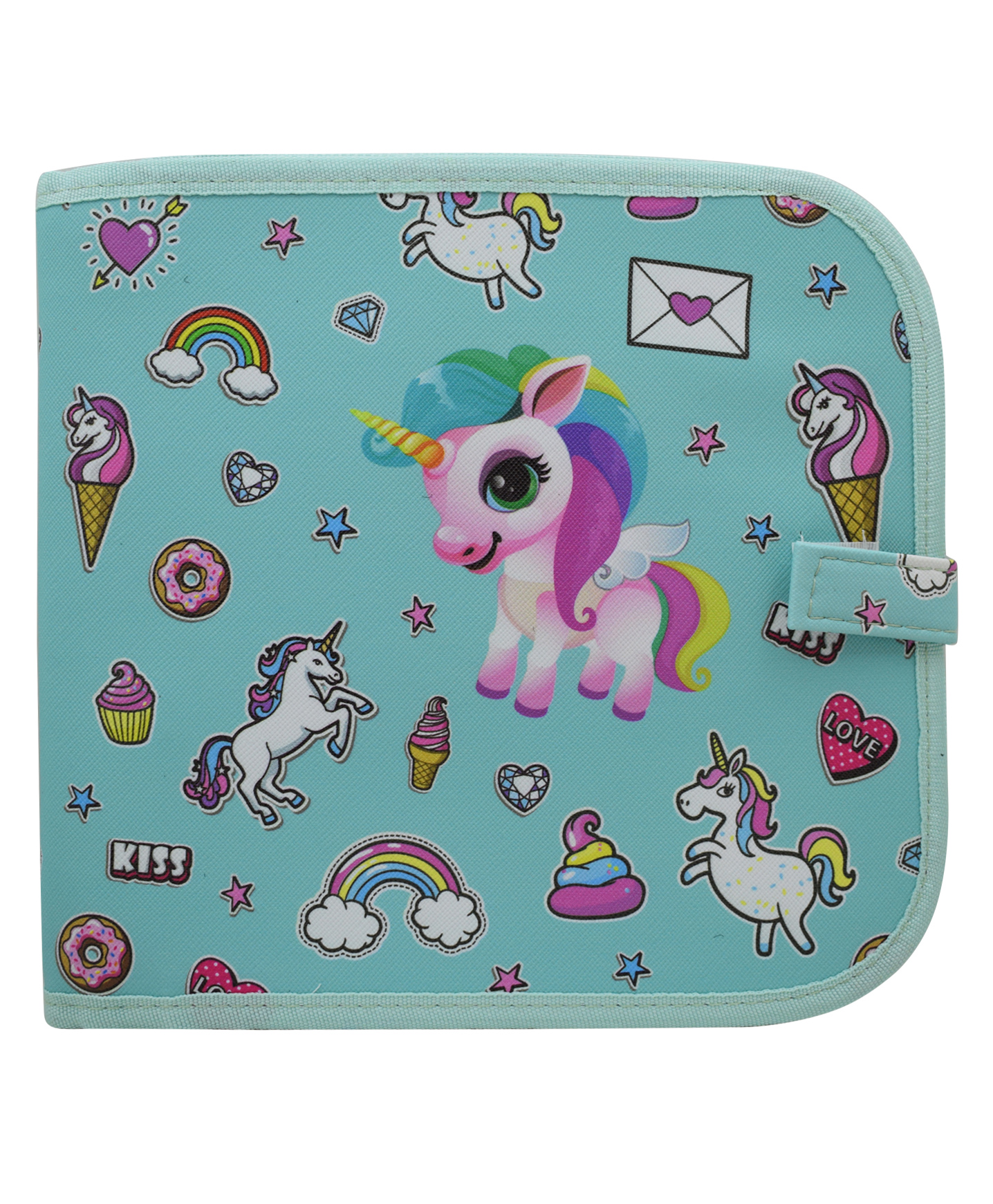 Asera Unicorn Themed Reusable Colouring Drawing Pad - Blue-picture-18