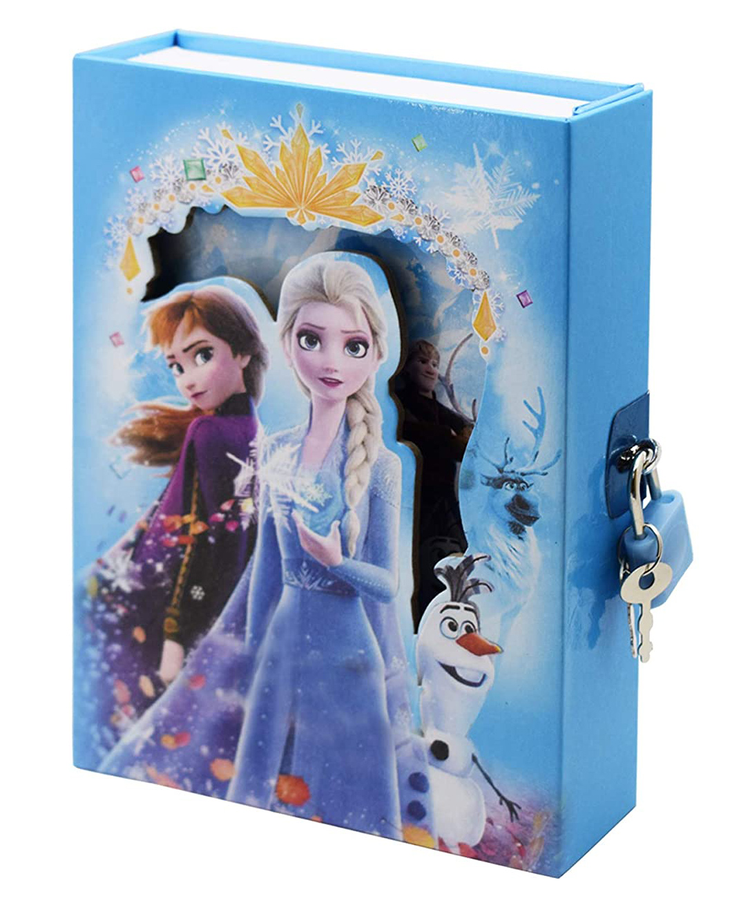 Asera Frozen Lock Diary Blue - 38 Pages-picture-18