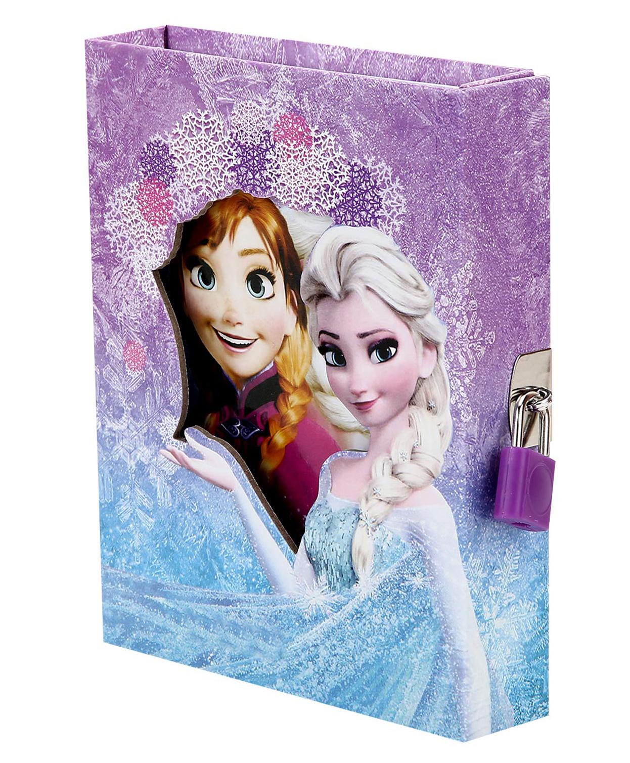 asera AseraFrozen Lock Diary Purple - 38 Pages-picture-17