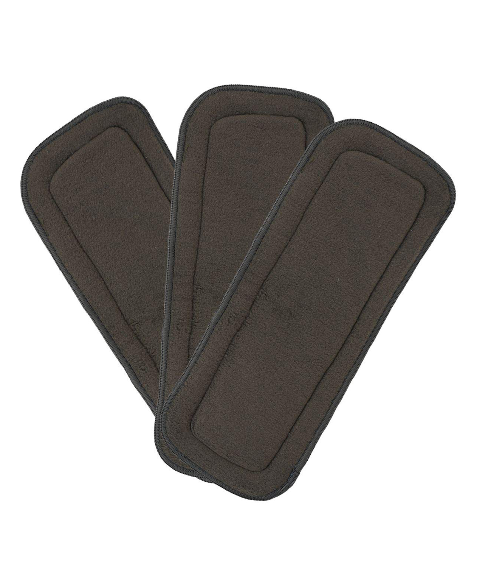 DOMENICO Wet Free Cloth Nappies Inserts Pack of 3 - Black-picture-31