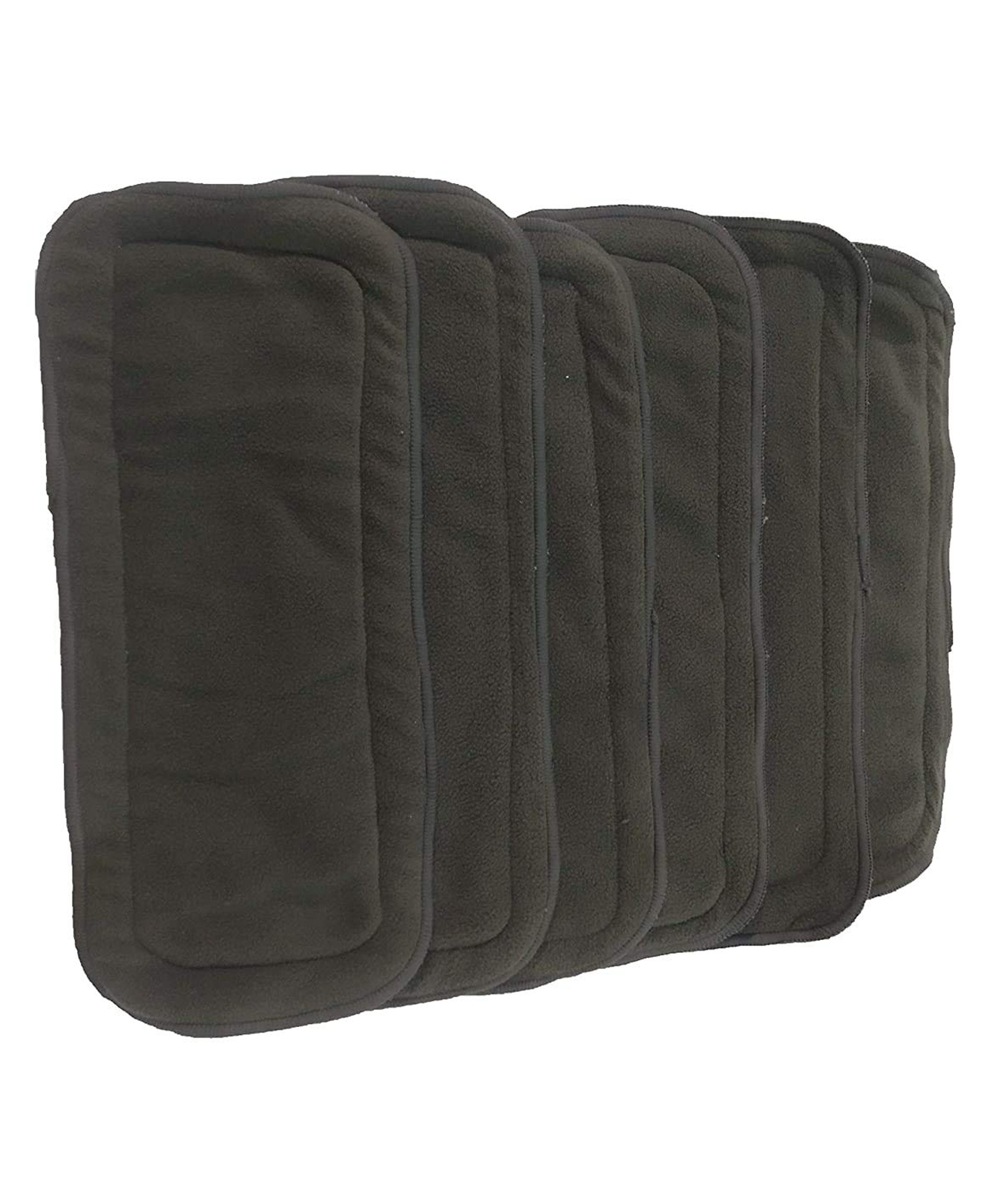 DOMENICO Wet Free Cloth Nappies Inserts Pack 6 - Black-picture-30