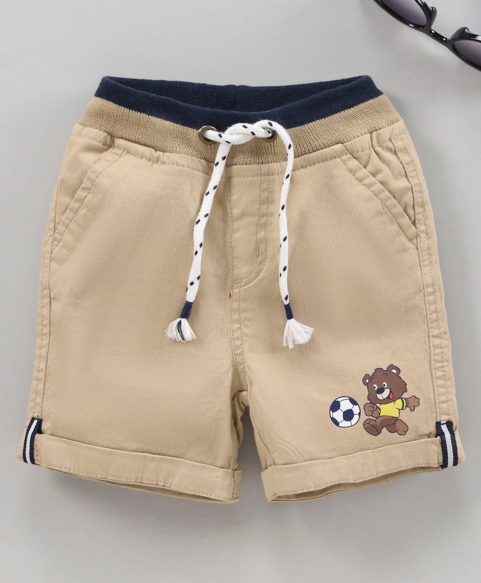 Babyhug Mid Thigh Length Shorts Bear 