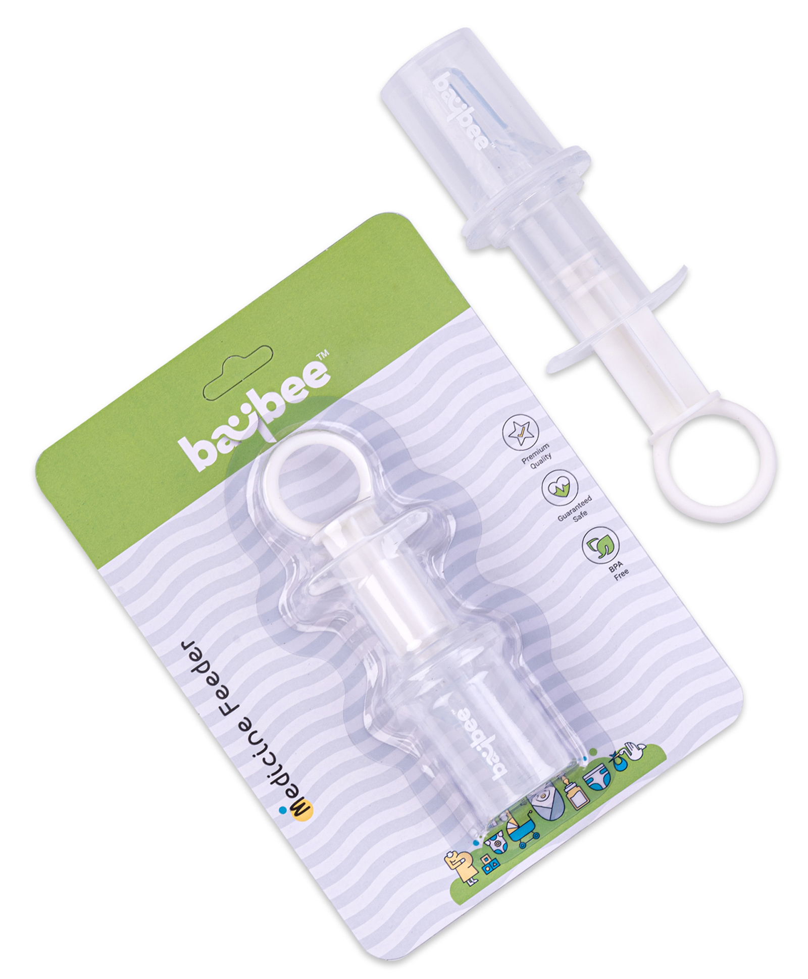 BAYBEE Silicone Baby Medicine Dispenser With Protective Case White - 10 ml-image-44