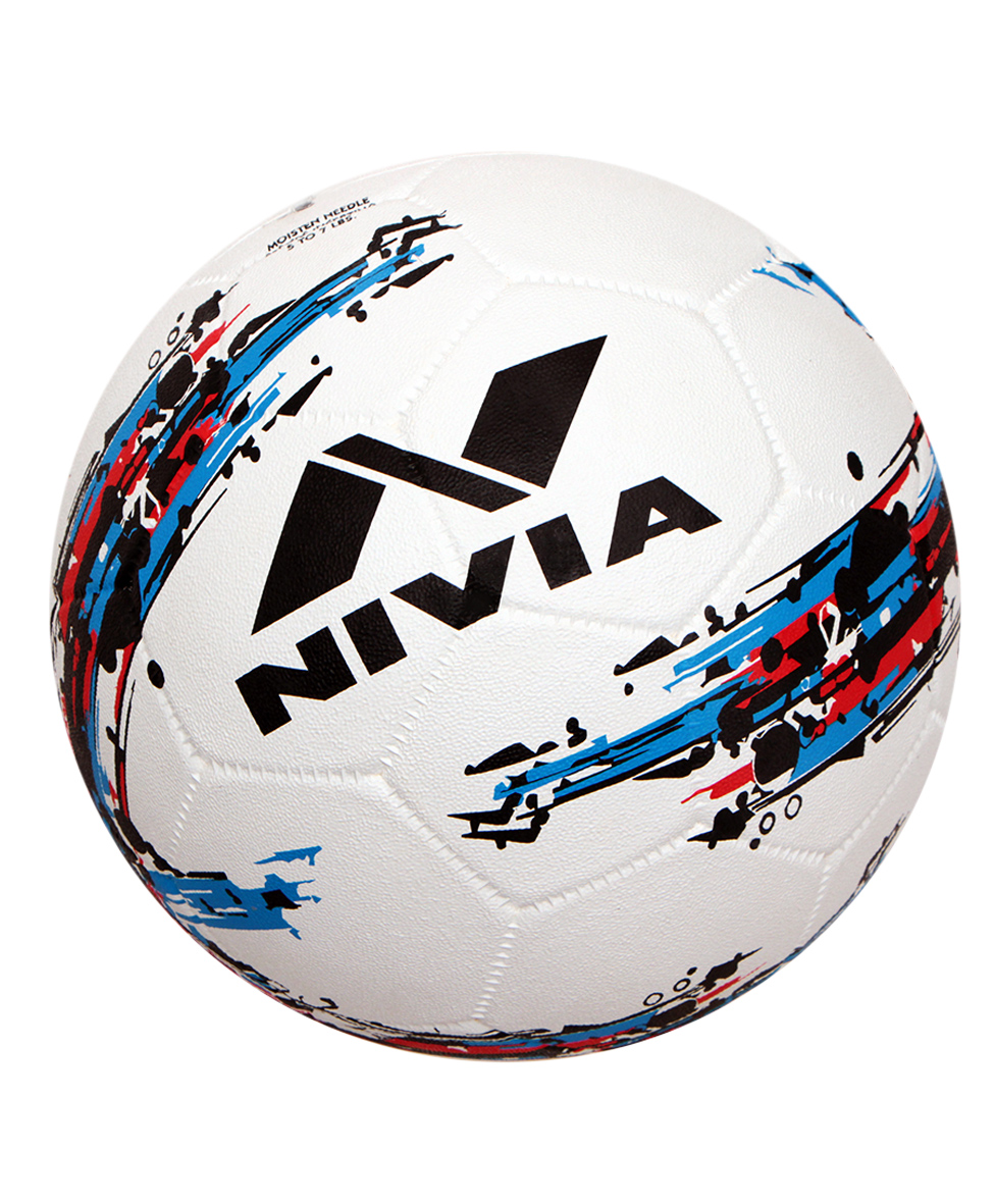 NIVIA Storm Football Size 5 - White Blue Red-picture-43