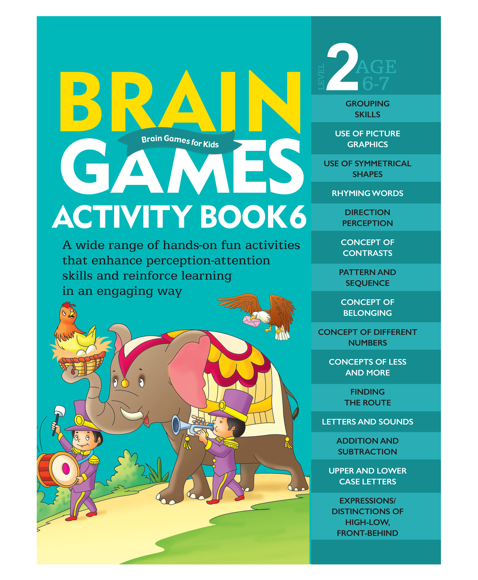 om books international Brain Games Activity Book No 6 Level 2 - English-picture-20