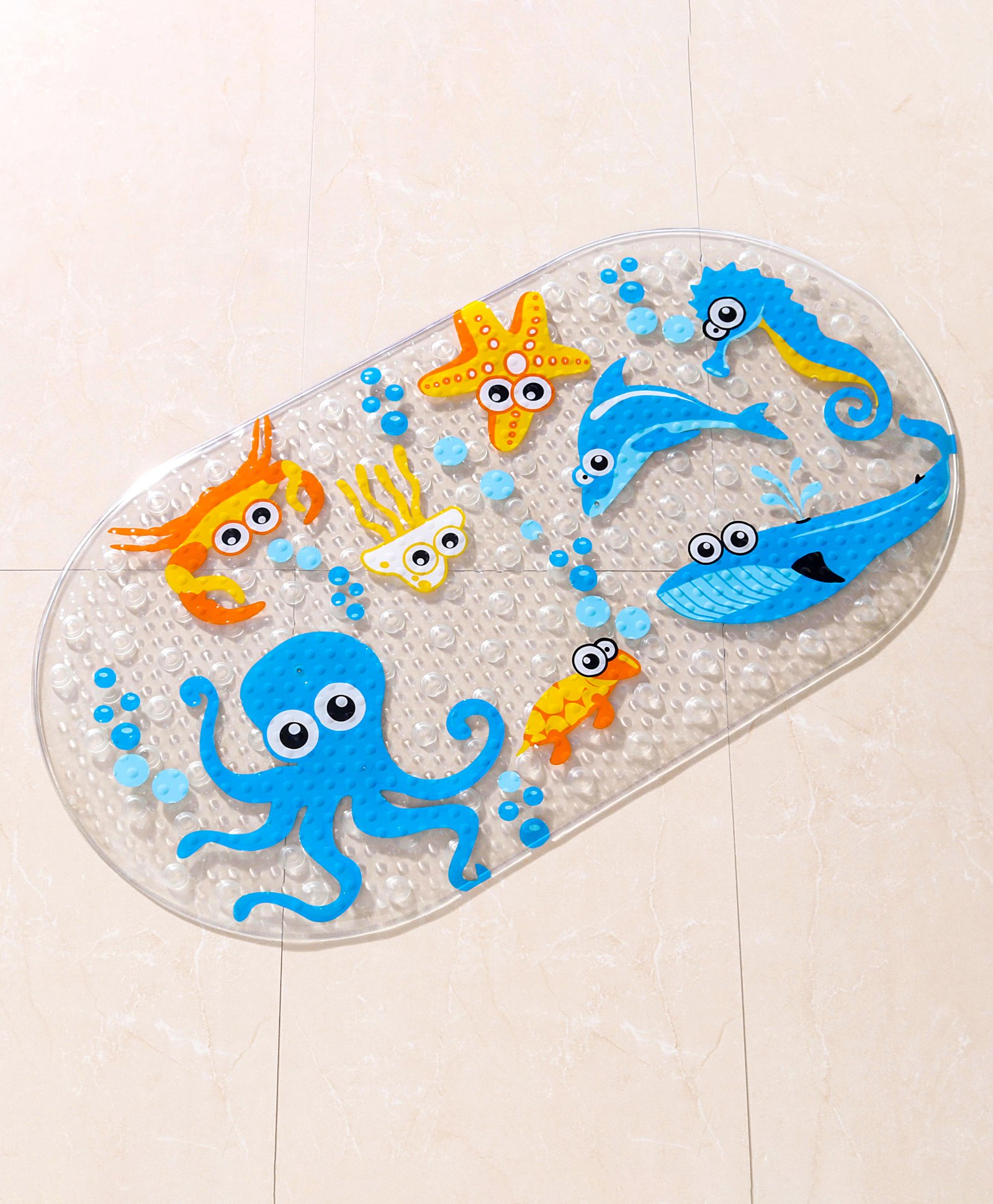 Babyhug Anti Skid Bath Mat Free Size - Multicolour-image-35