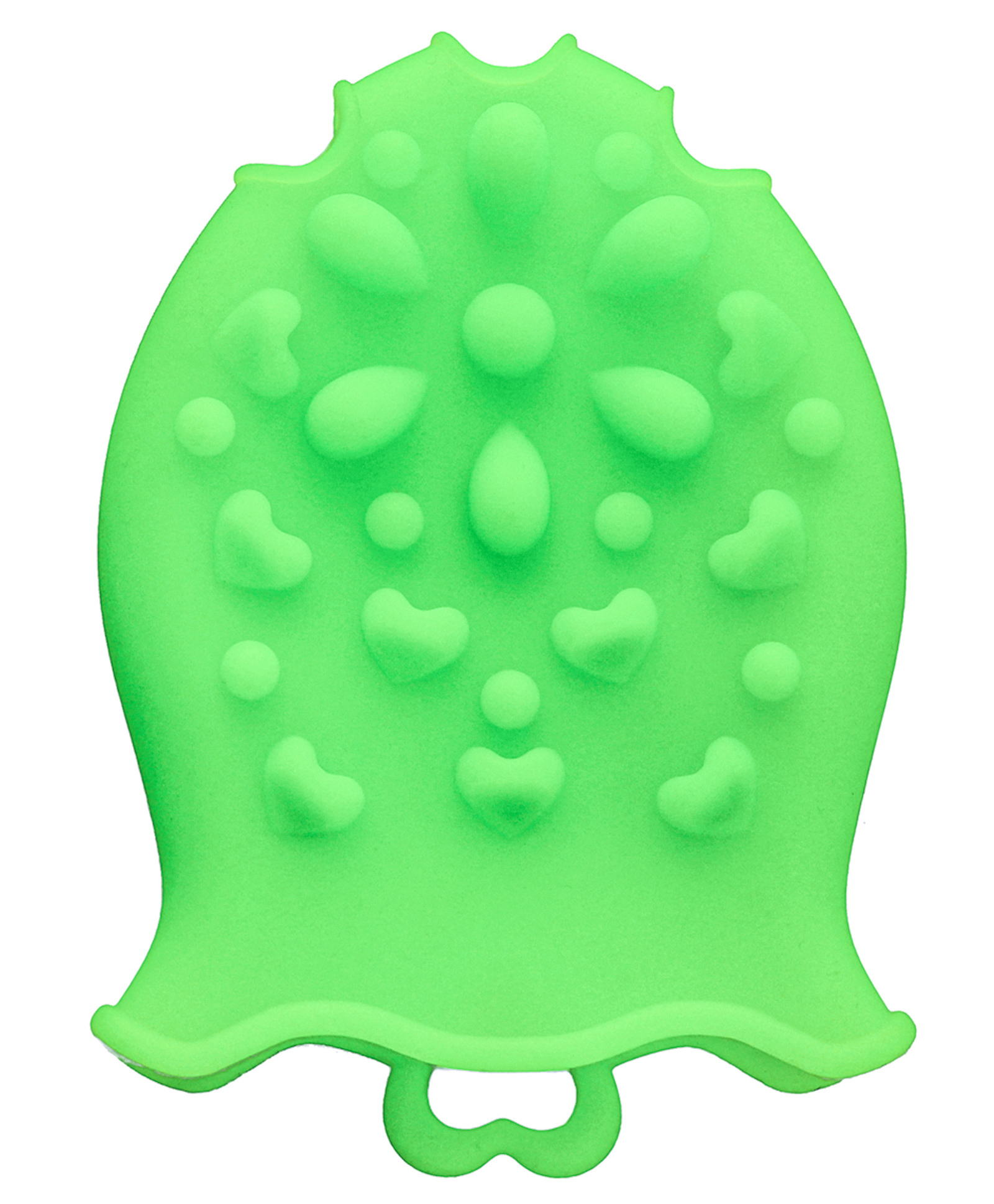 Silicone 2 in 1 Brush & Comb - Green-image-11