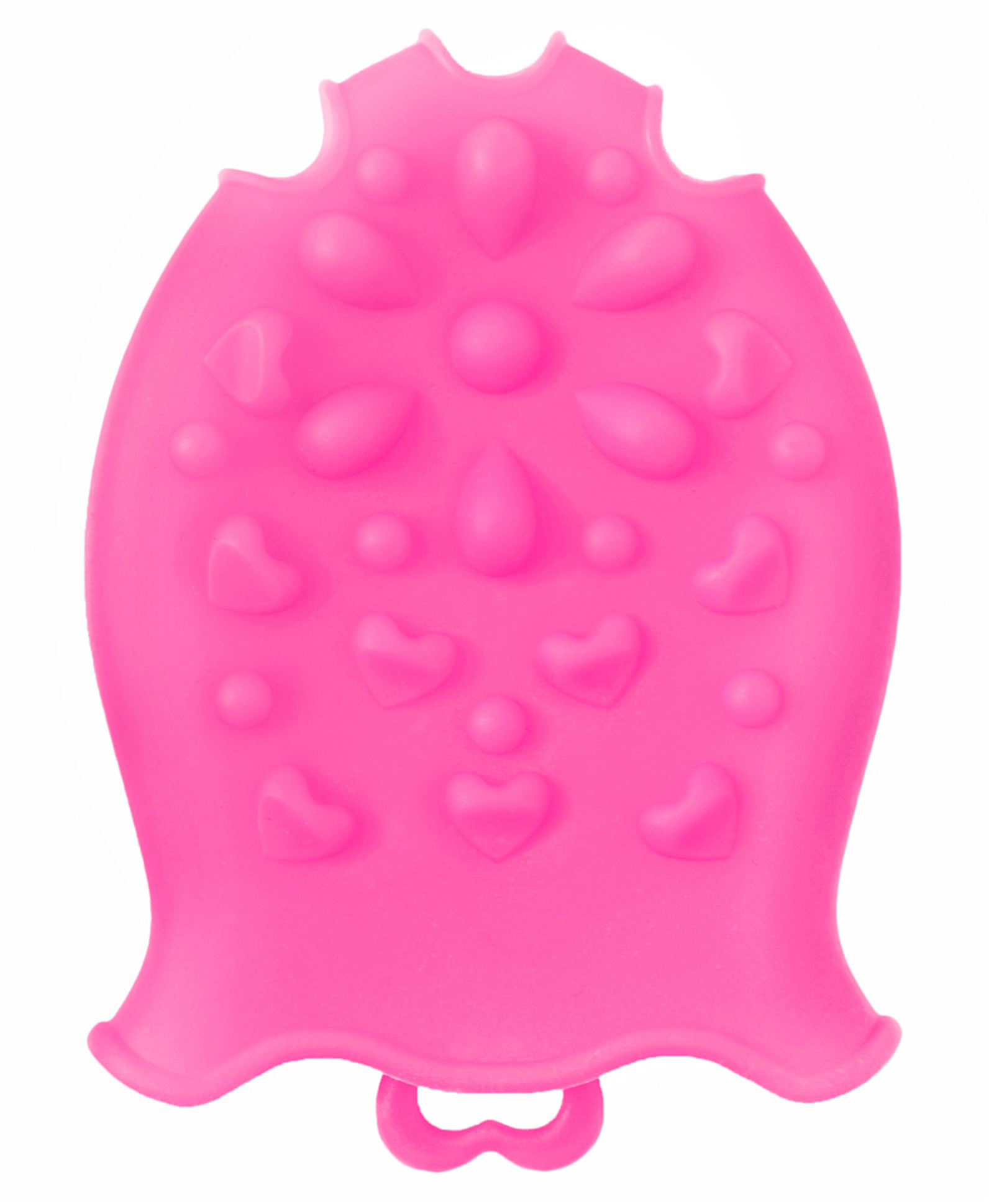 Silicone 2 in 1 Brush & Comb - Pink-image-2