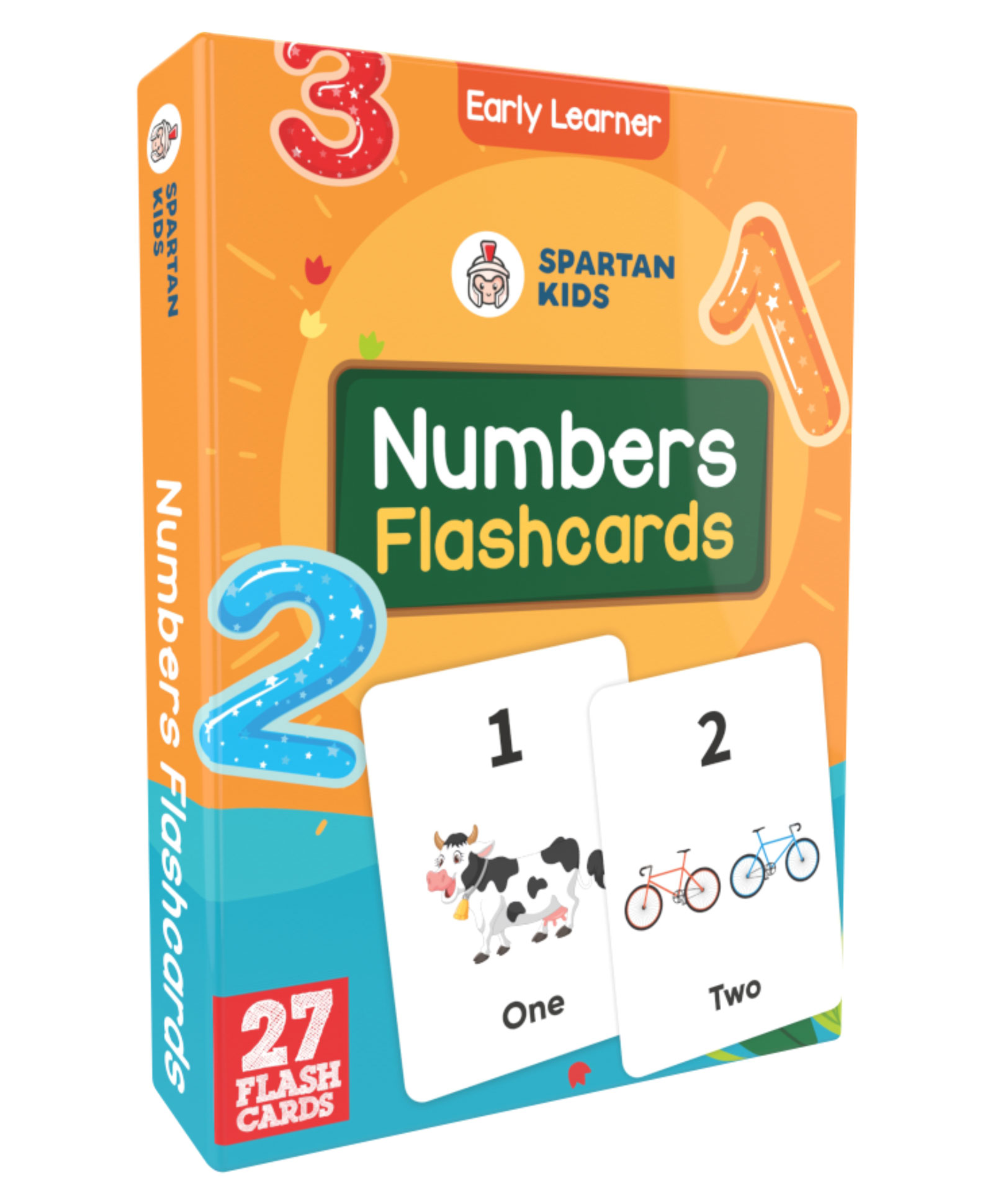 Spartan Kids Numbers 27 Flash Cards - Multicolour-picture-24