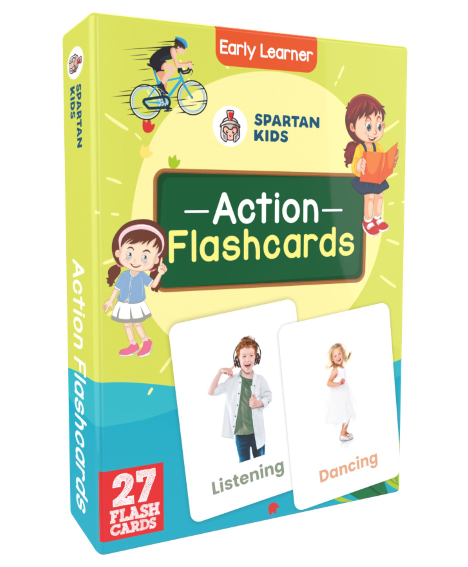 Spartan Kids Action 27 Flash Cards - Multicolour-image-37