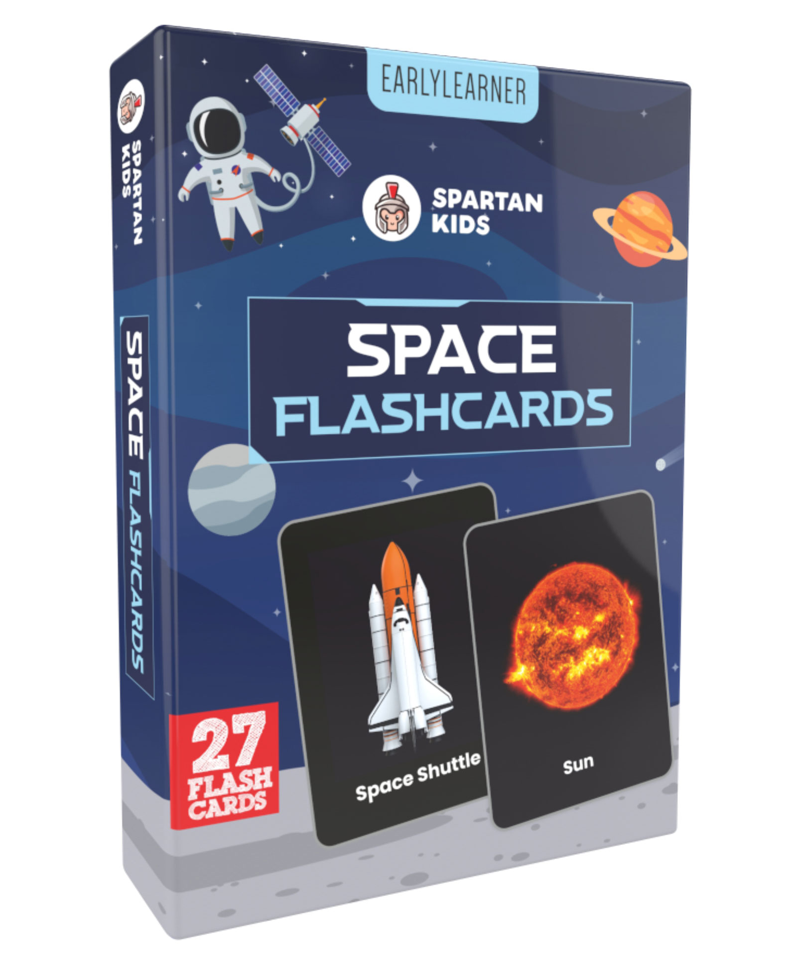 Spartan Kids Space 27 Flash Cards - Multicolour-image-48
