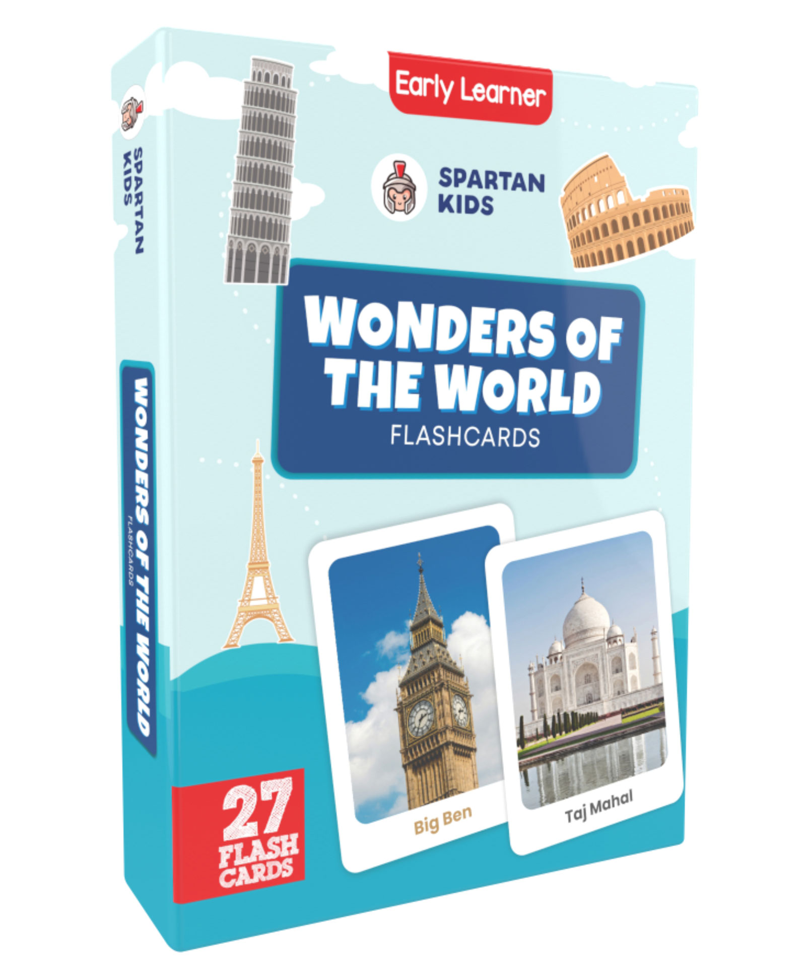 Spartan Kids Wonders of The World 27 Flash Cards - Multicolour-picture-12