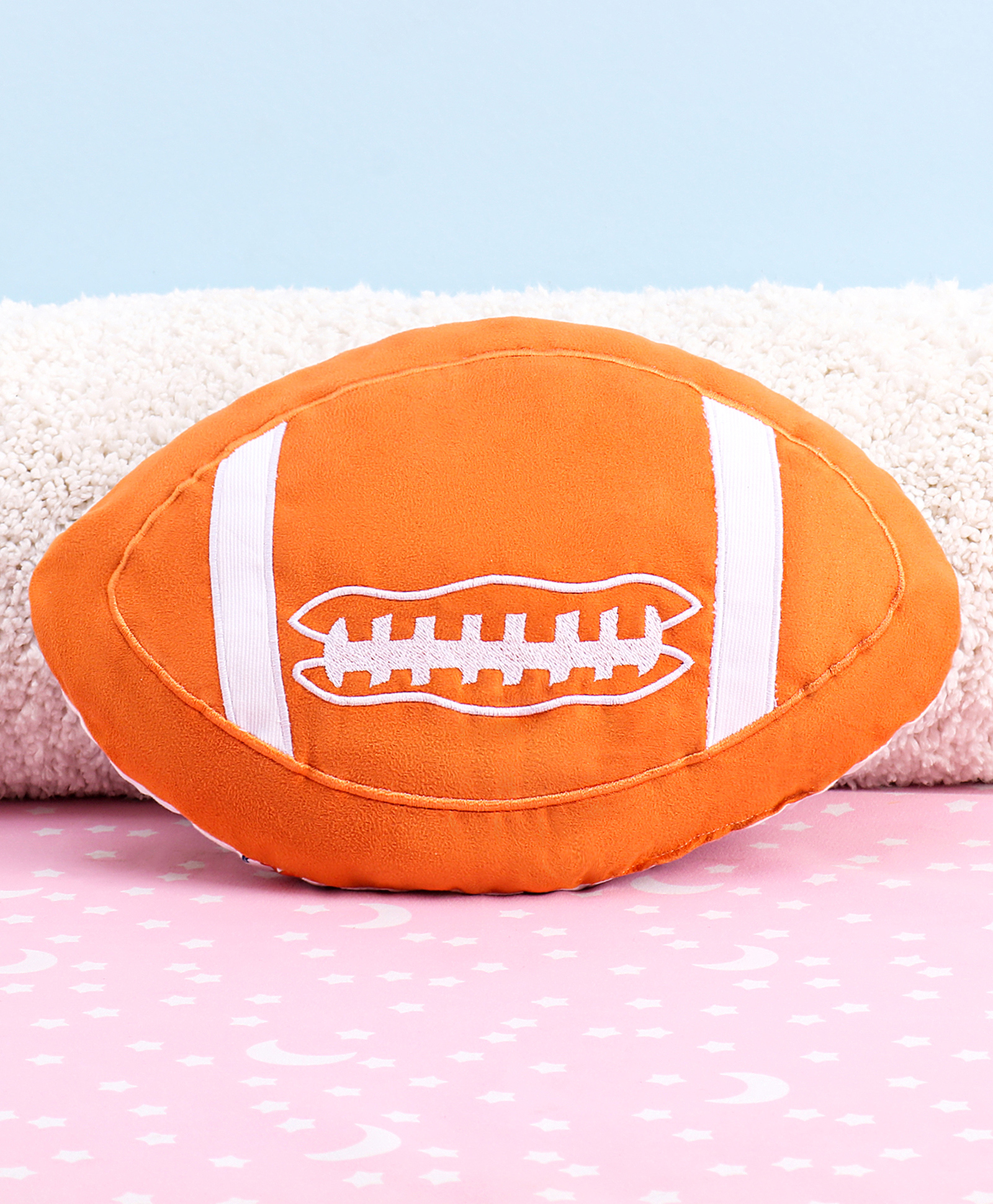 Babyhug Soccer Ball Shape Cuddle Pillow - Orange-image-43