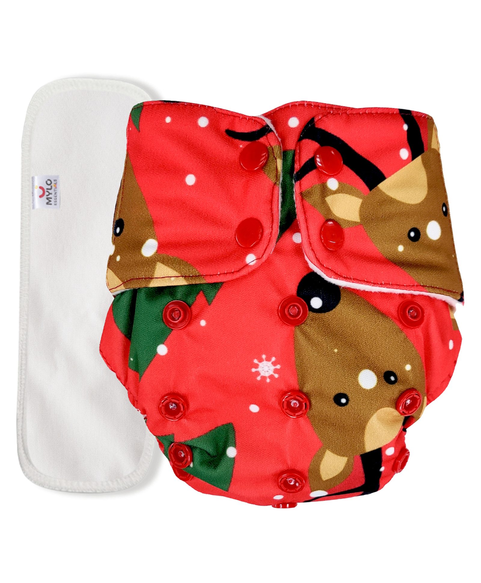Mylo Baby Freesize Adjustable Cloth Diapers with 1 Free Insert Oeko Tex Certified - Celebration-image-28