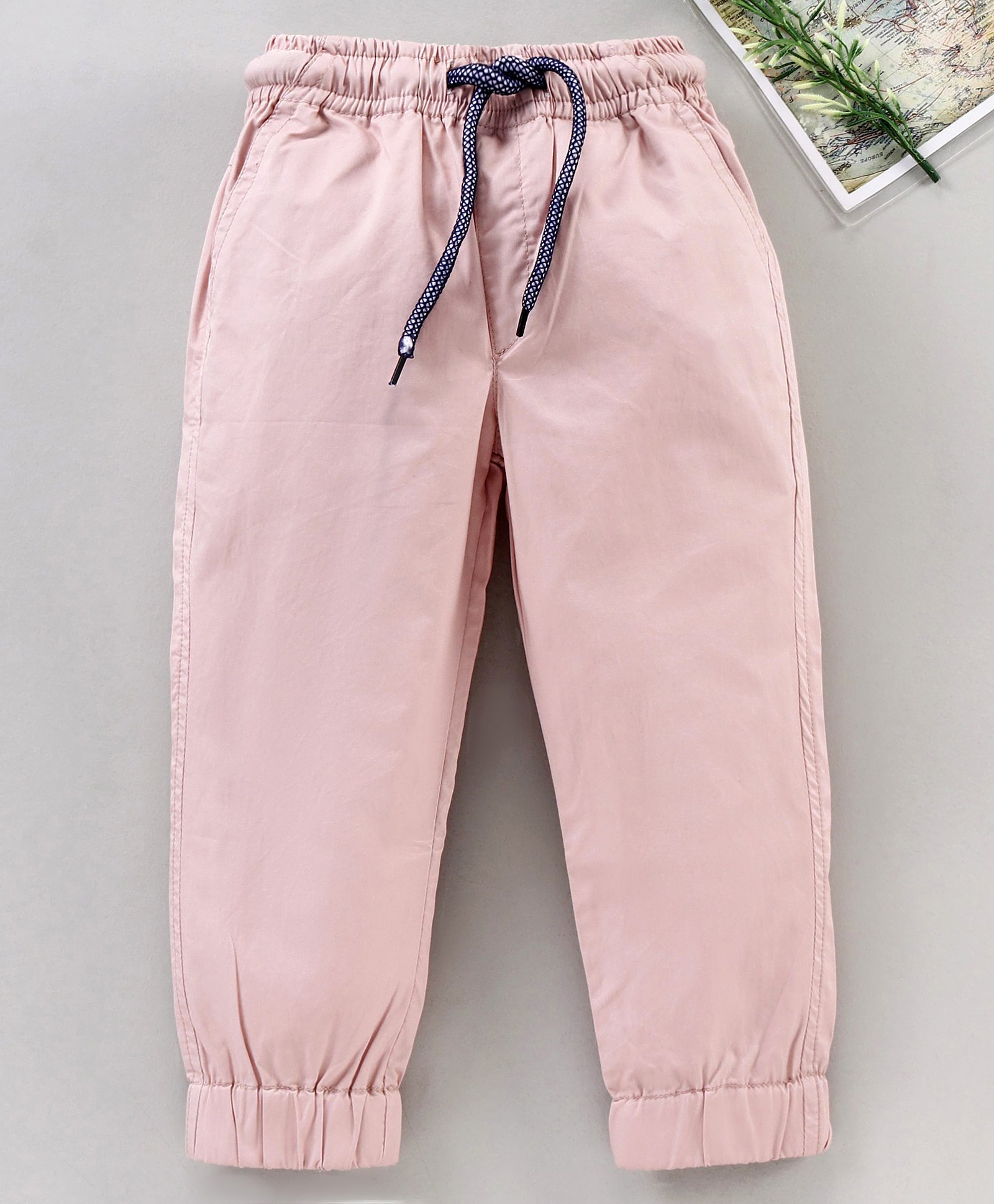 peach color joggers