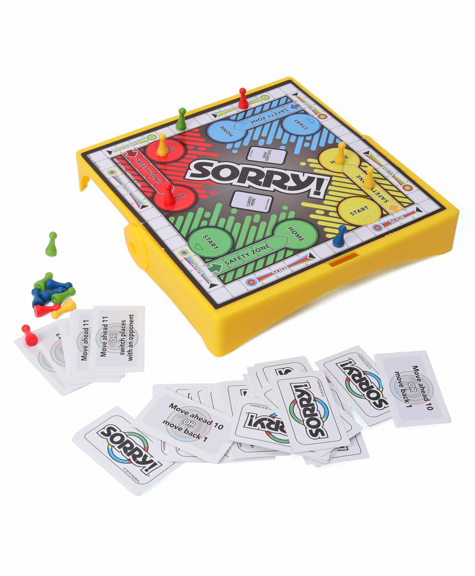 Hasbro Sorry Grab and Go Game- Multicolor Online India, Buy Board Games for  (6-12 Years) at FirstCry.com - 10497454