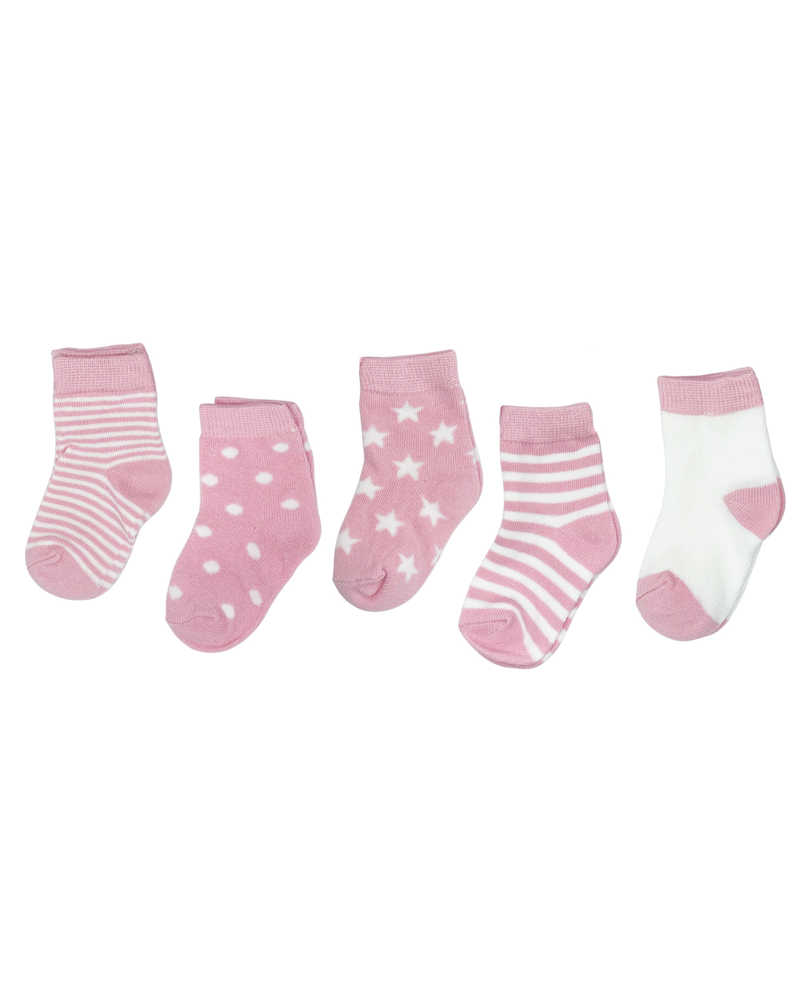 SYGA Non Slip Cotton Trainer Socks Pack of 5 Pairs - Pink-picture-10